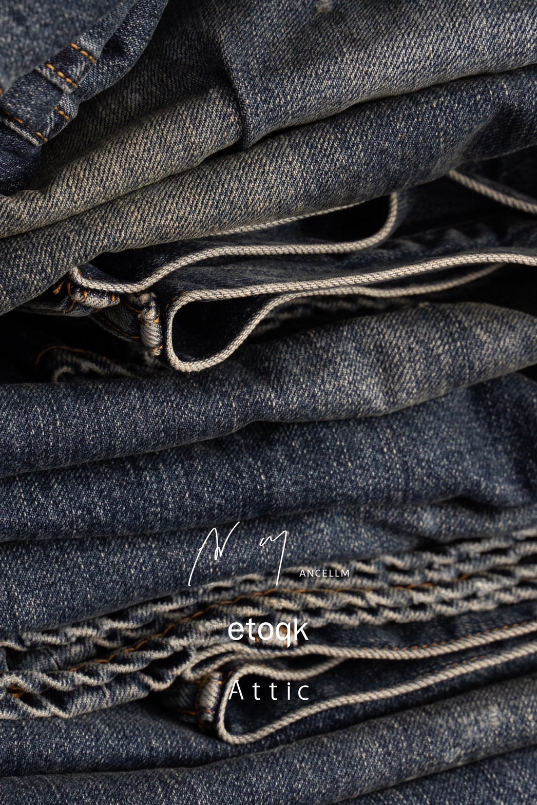 ANCELLM/exclusive】”濃色”INDIGO launch