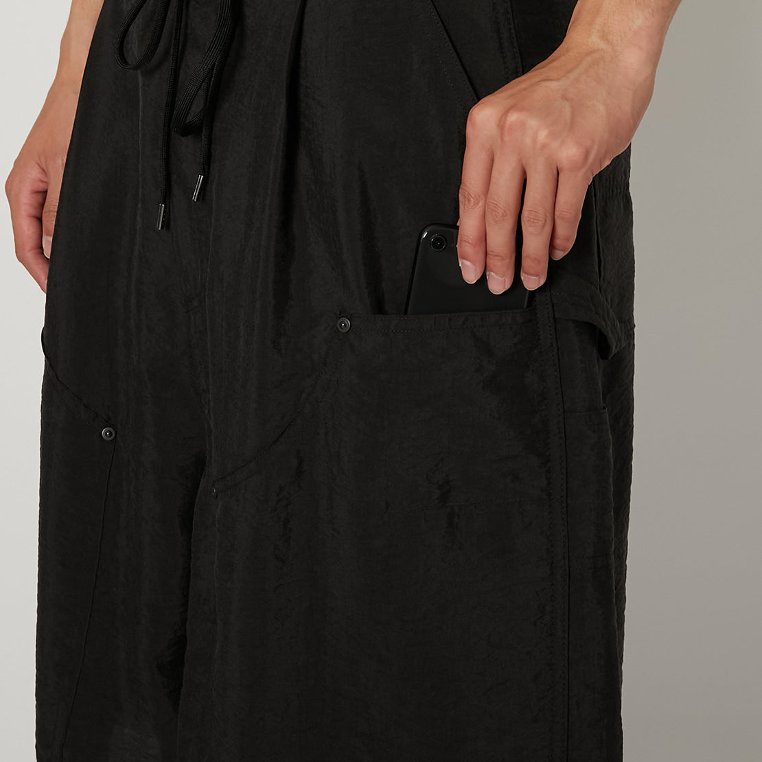 Silk Nylon Short Work Pants