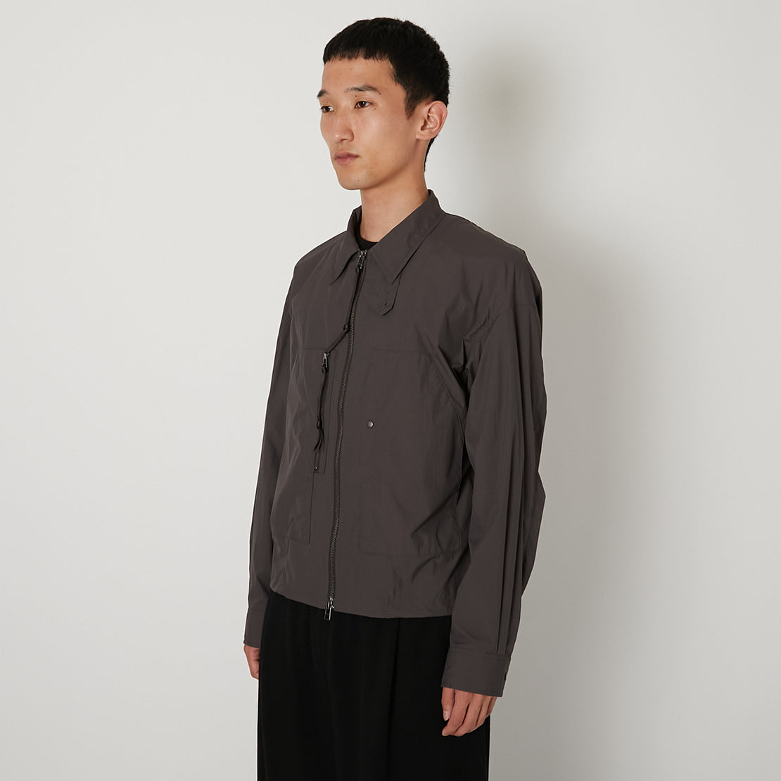 Zip Up Utility Shirt