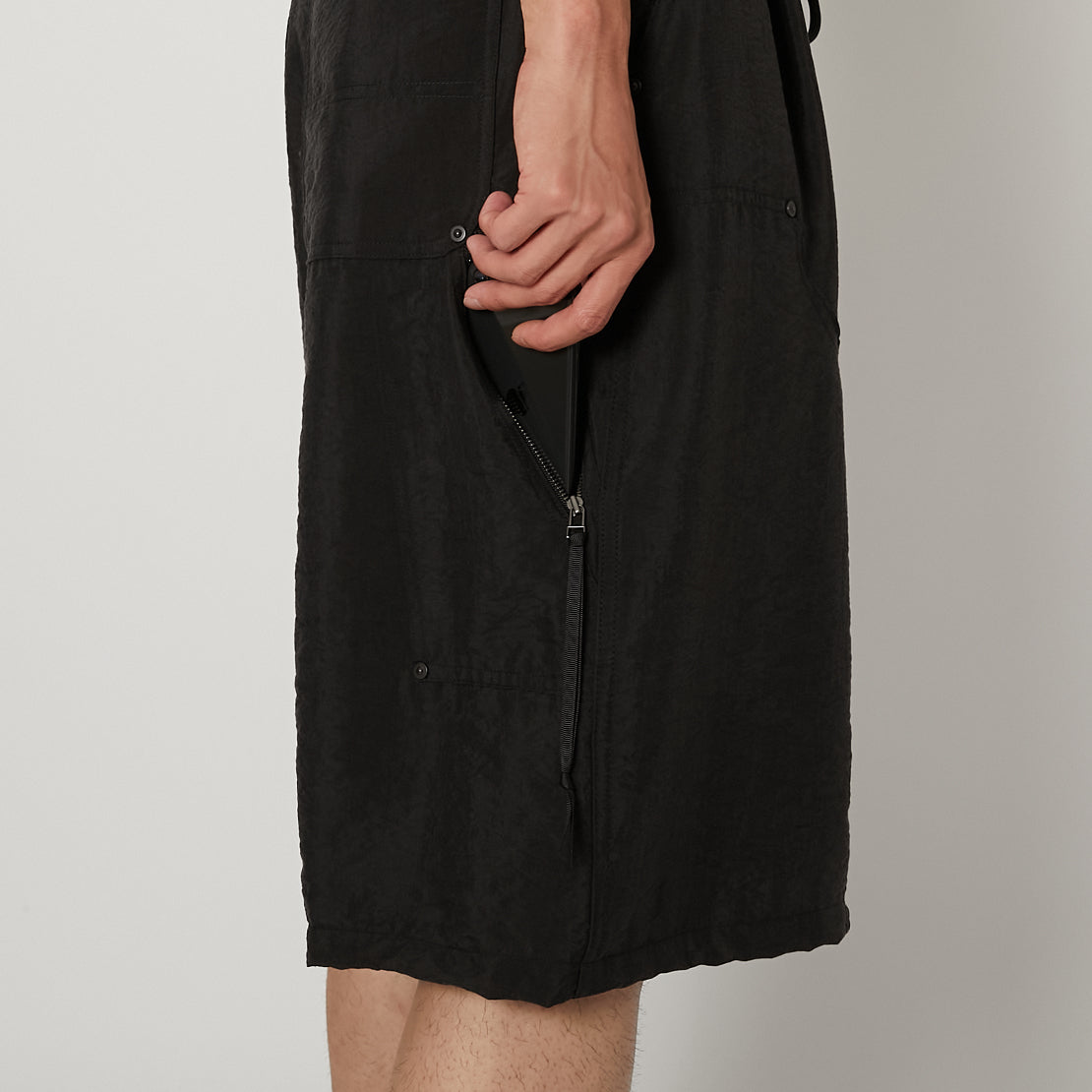 Silk Nylon Short Work Pants