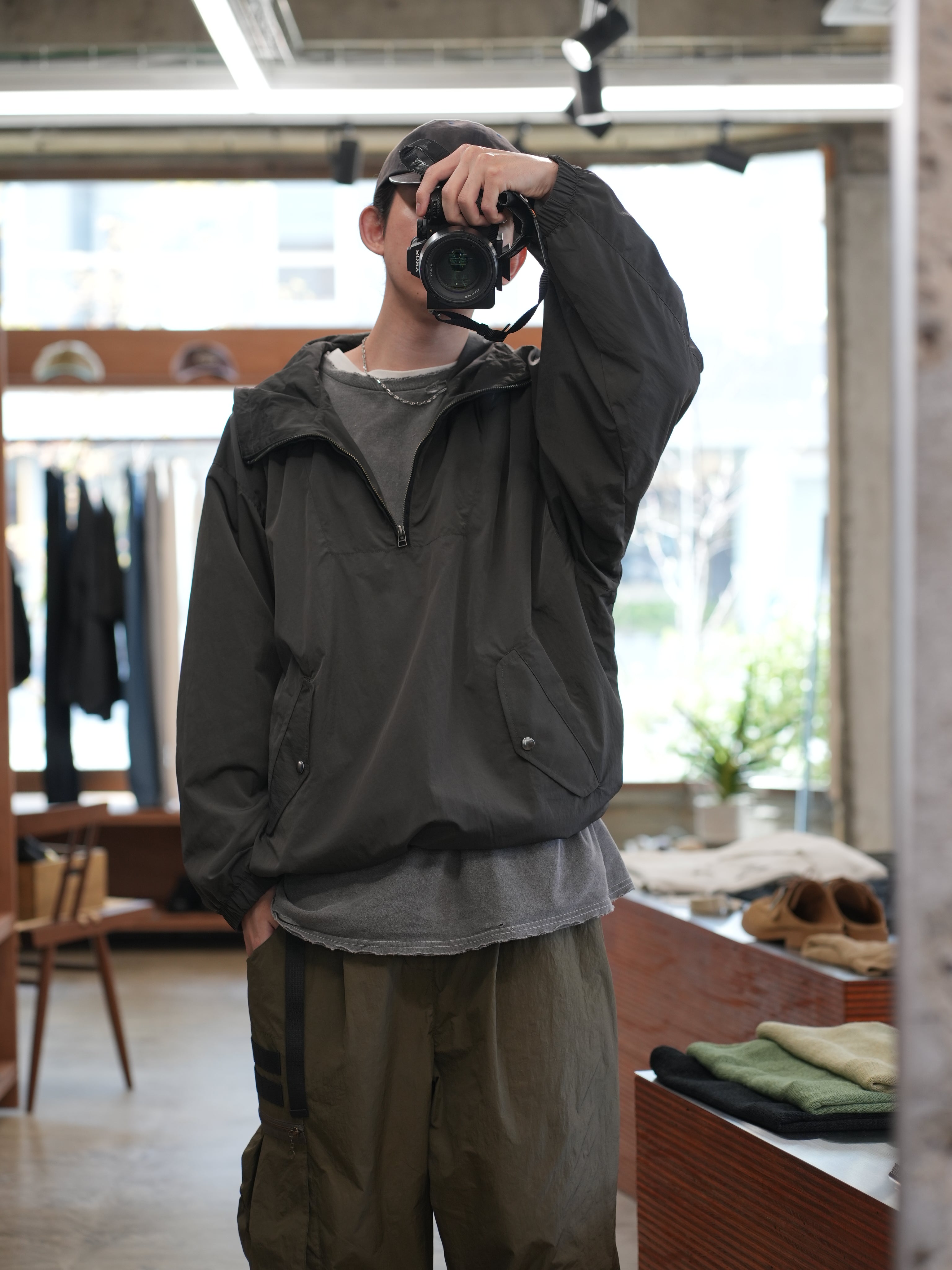 SHADOW NYLON ANORAK