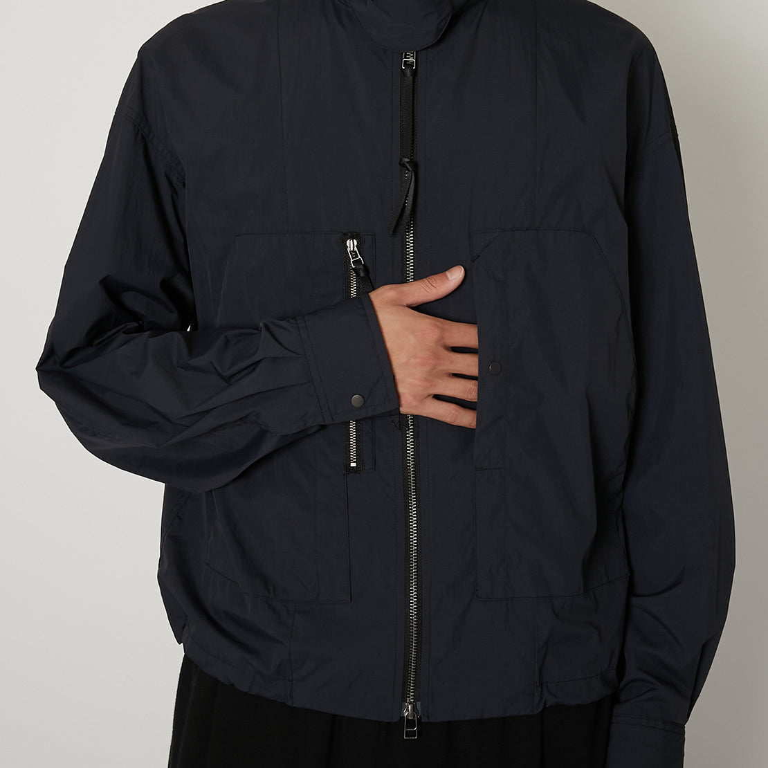 Zip Up Utility Shirt