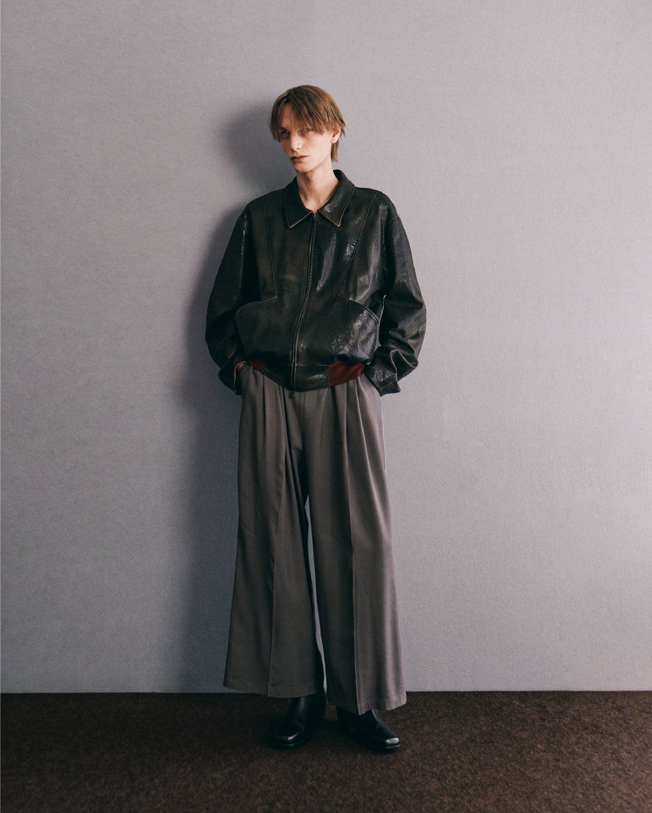 CRACK TERRY BLOUSON
