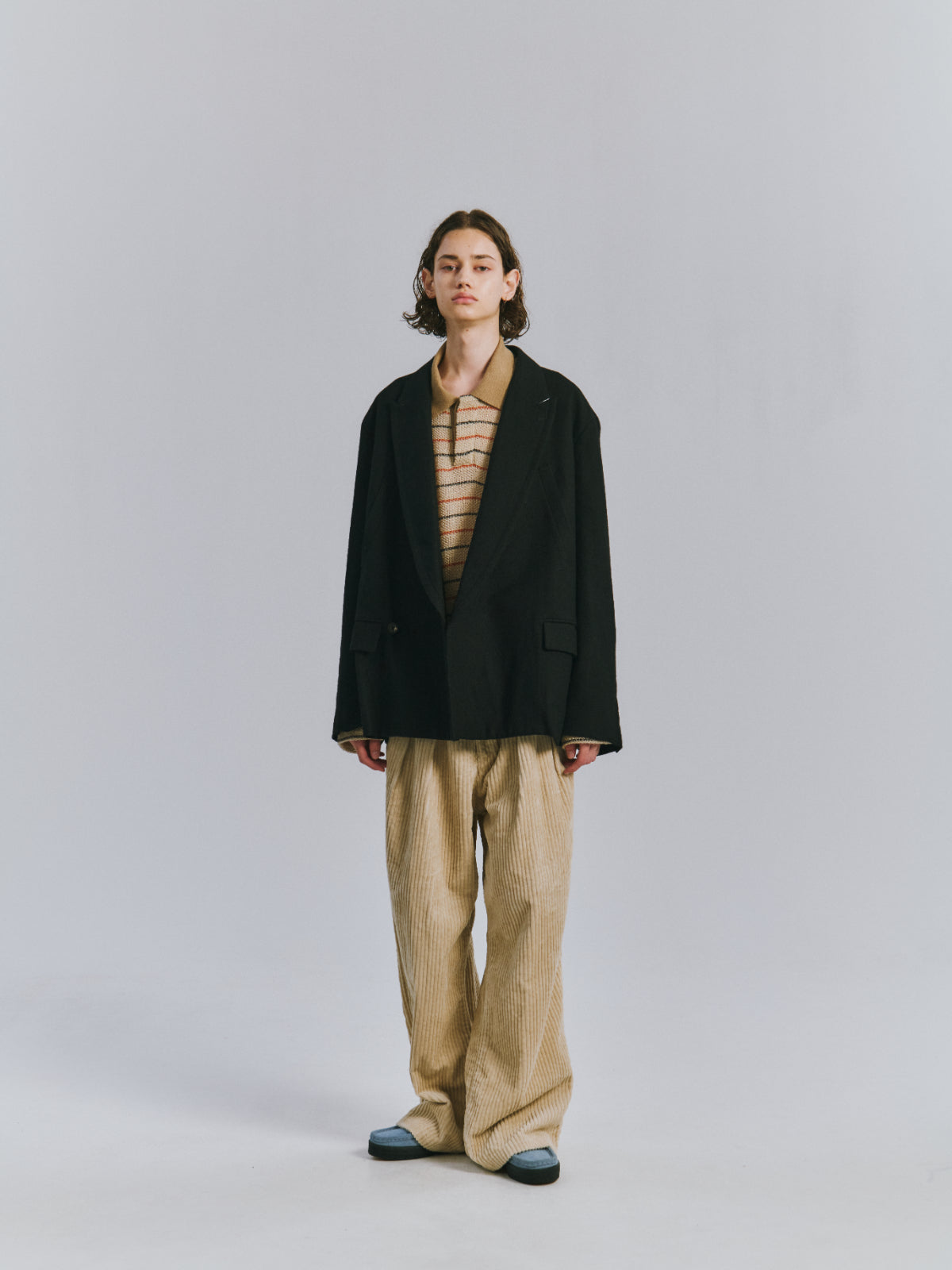 DOUBLE TAILORED JACKET(BLACK)