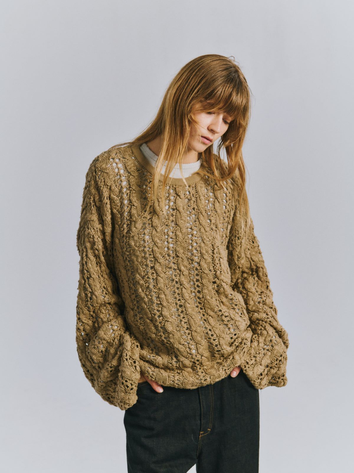 MESH KNIT(BEIGE)