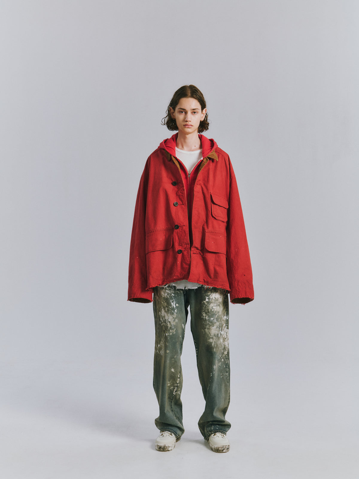 REVERSIBLE WORK JACKET(RED)