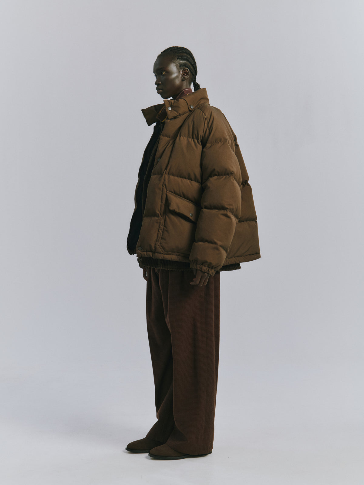 AGING DOWN JACKET(BROWN)