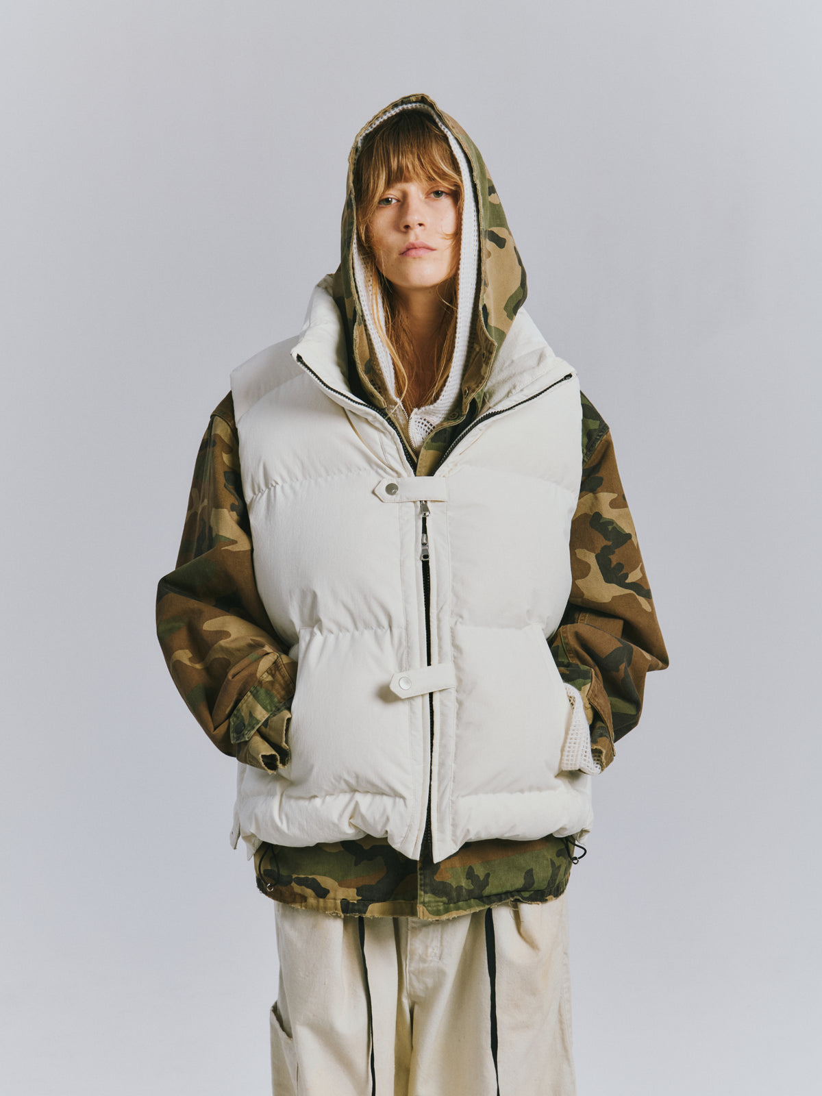 DOWN VEST(MARRON)