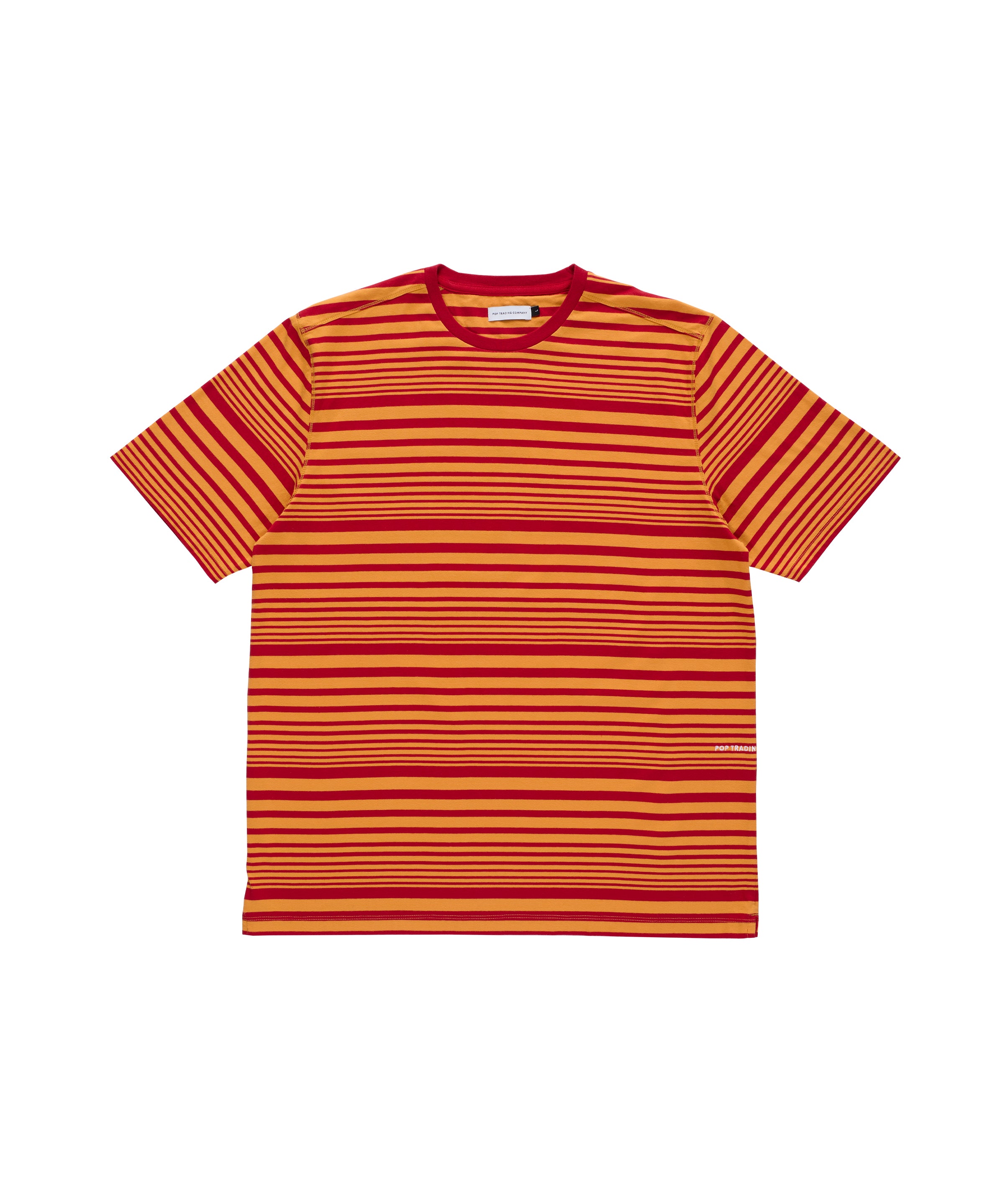 striped logo t-shirt