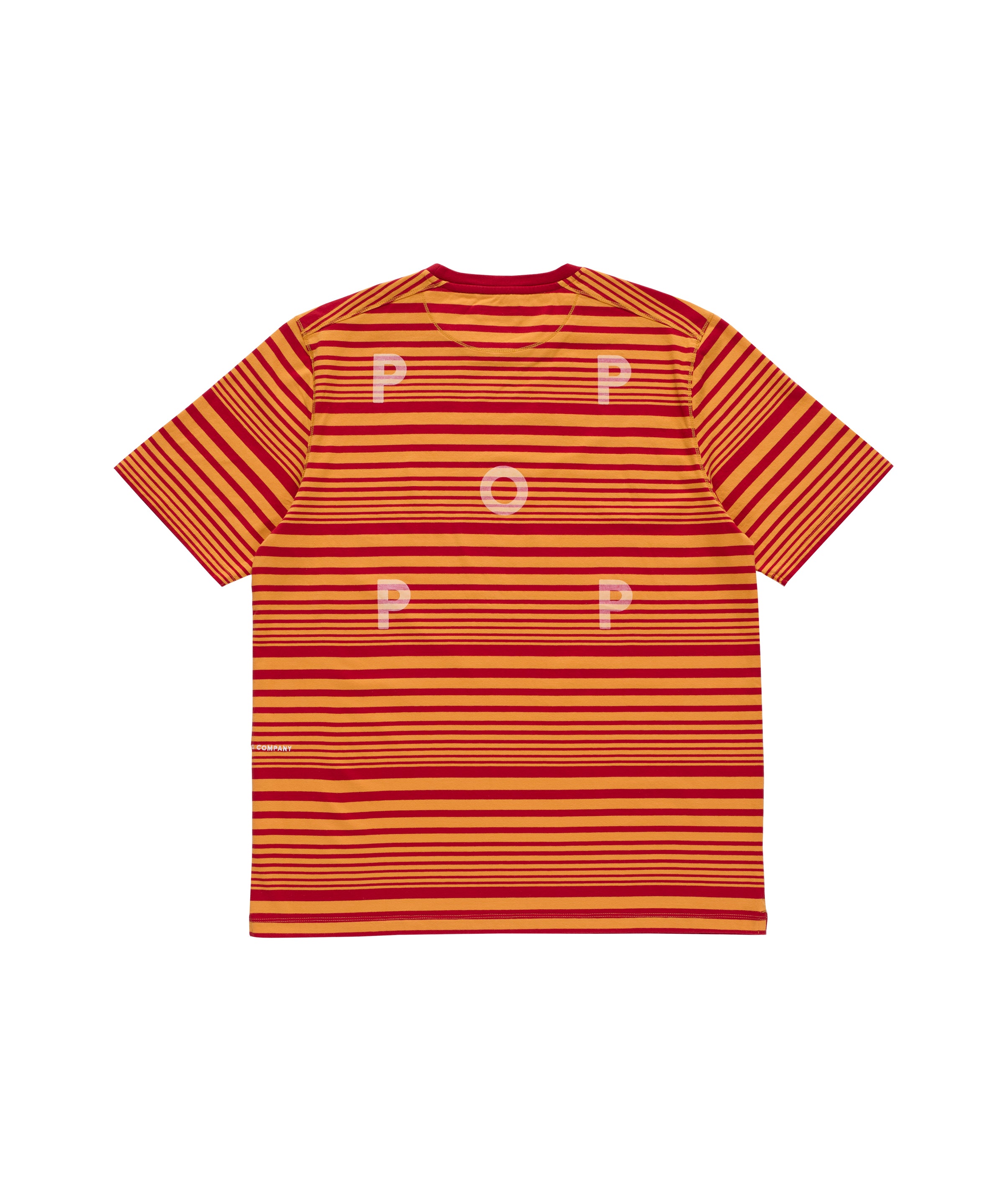 striped logo t-shirt