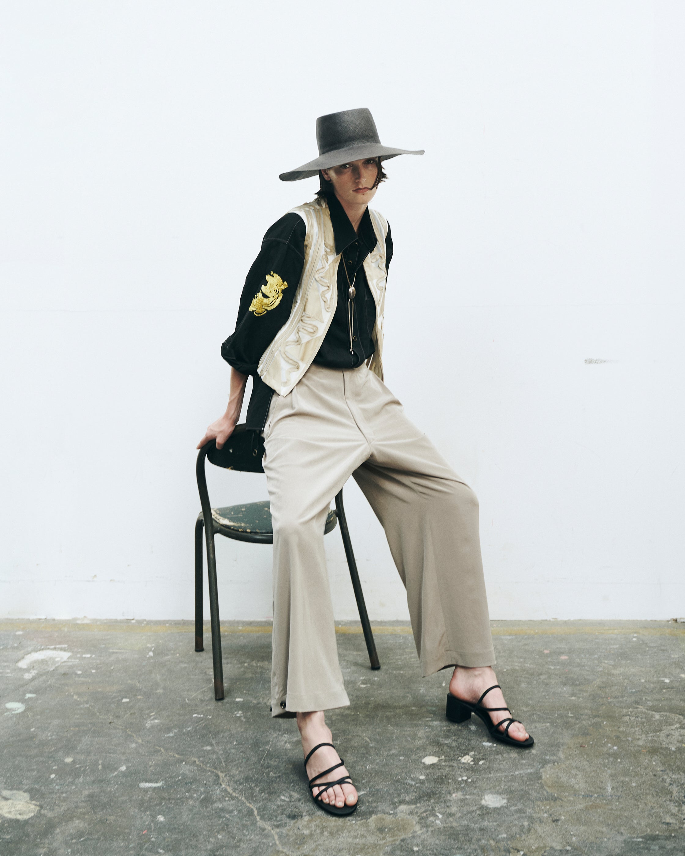 VISCOSE LINEN WASHER EMBROIDERY SHIRTS