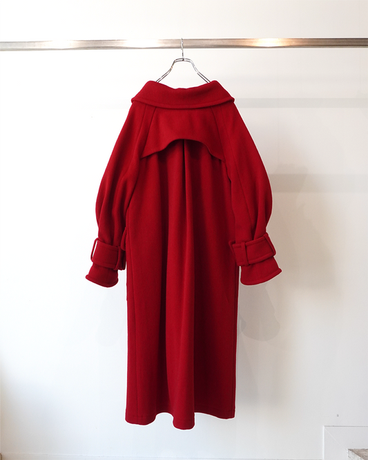 [50%OFF]Herringbone Duffle Coat(RED)