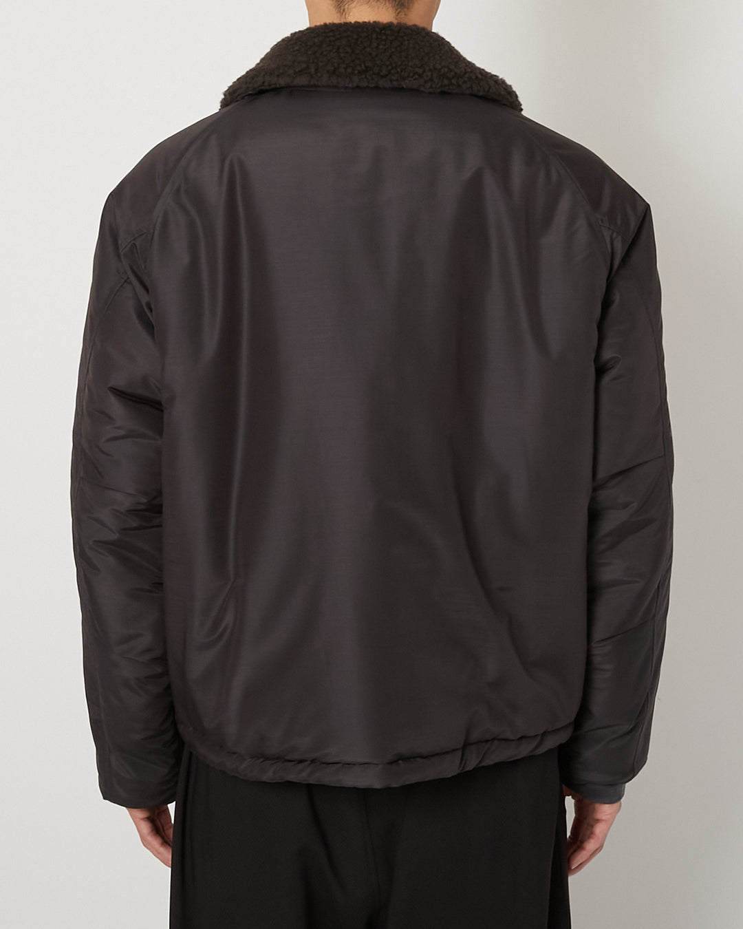 Light Wool Nylon Puffer Jacket