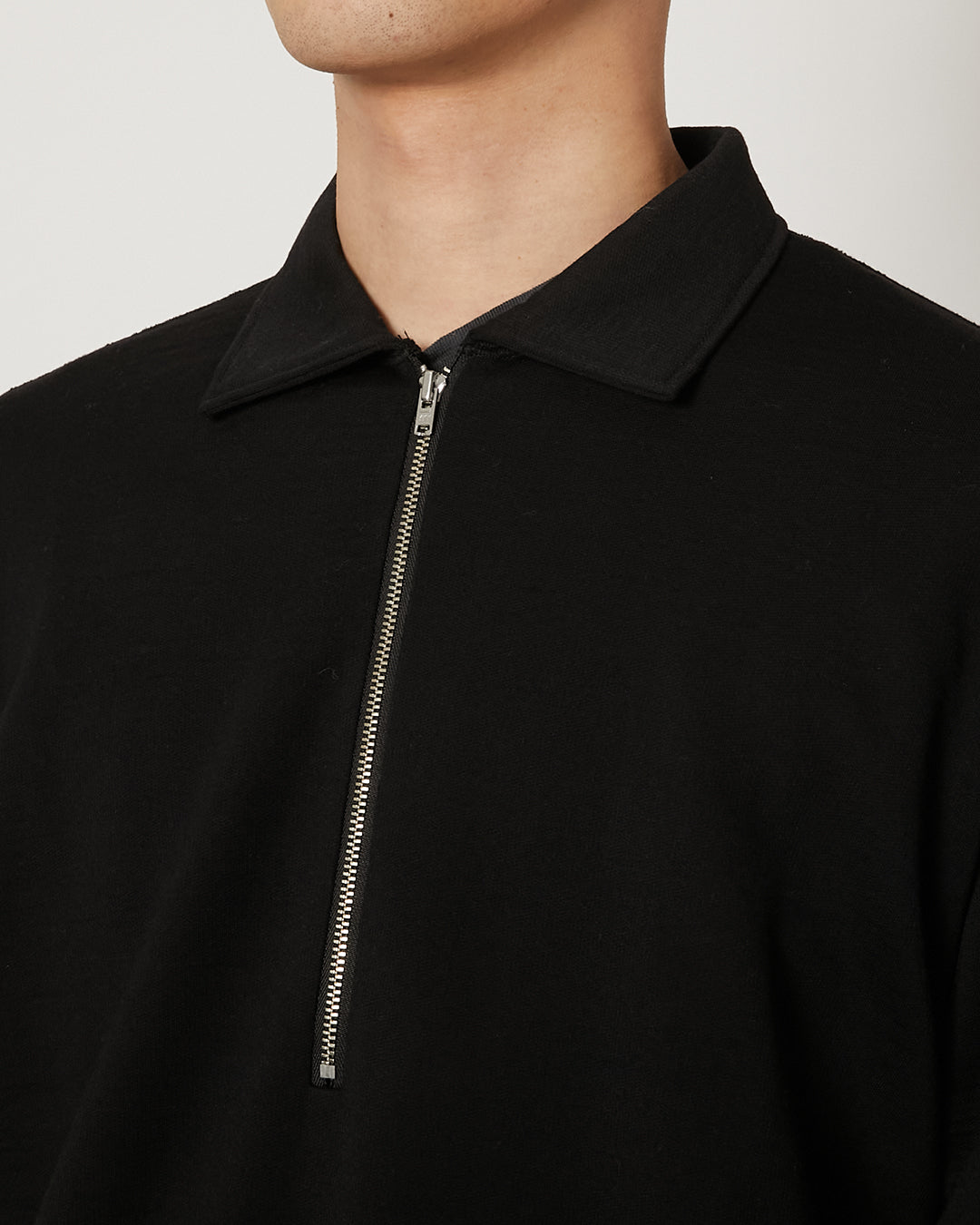 Super 140's Melino Wool Half Zip