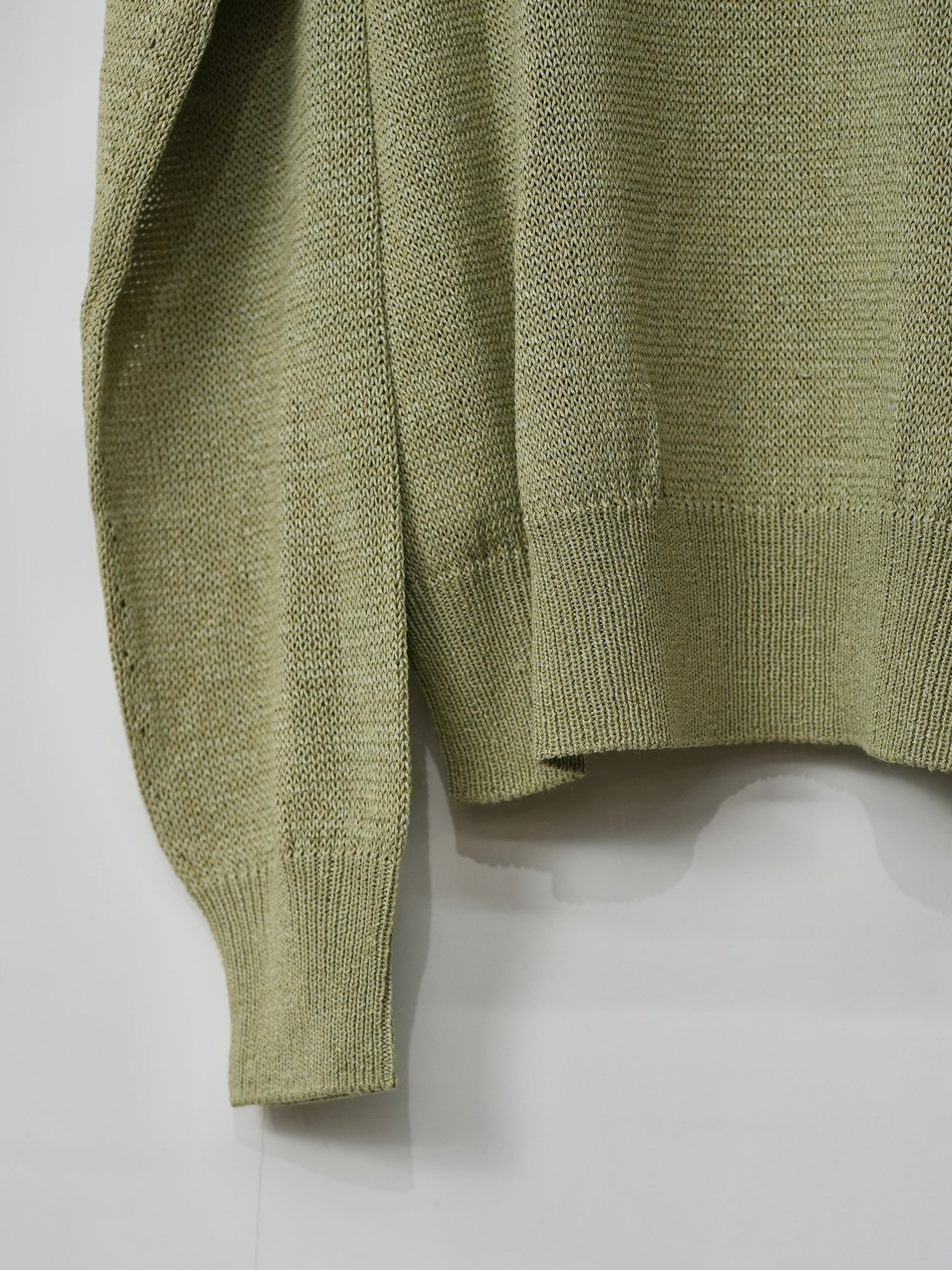 OVERSIZED WASHI PAPER SWEATER(Light khaki)