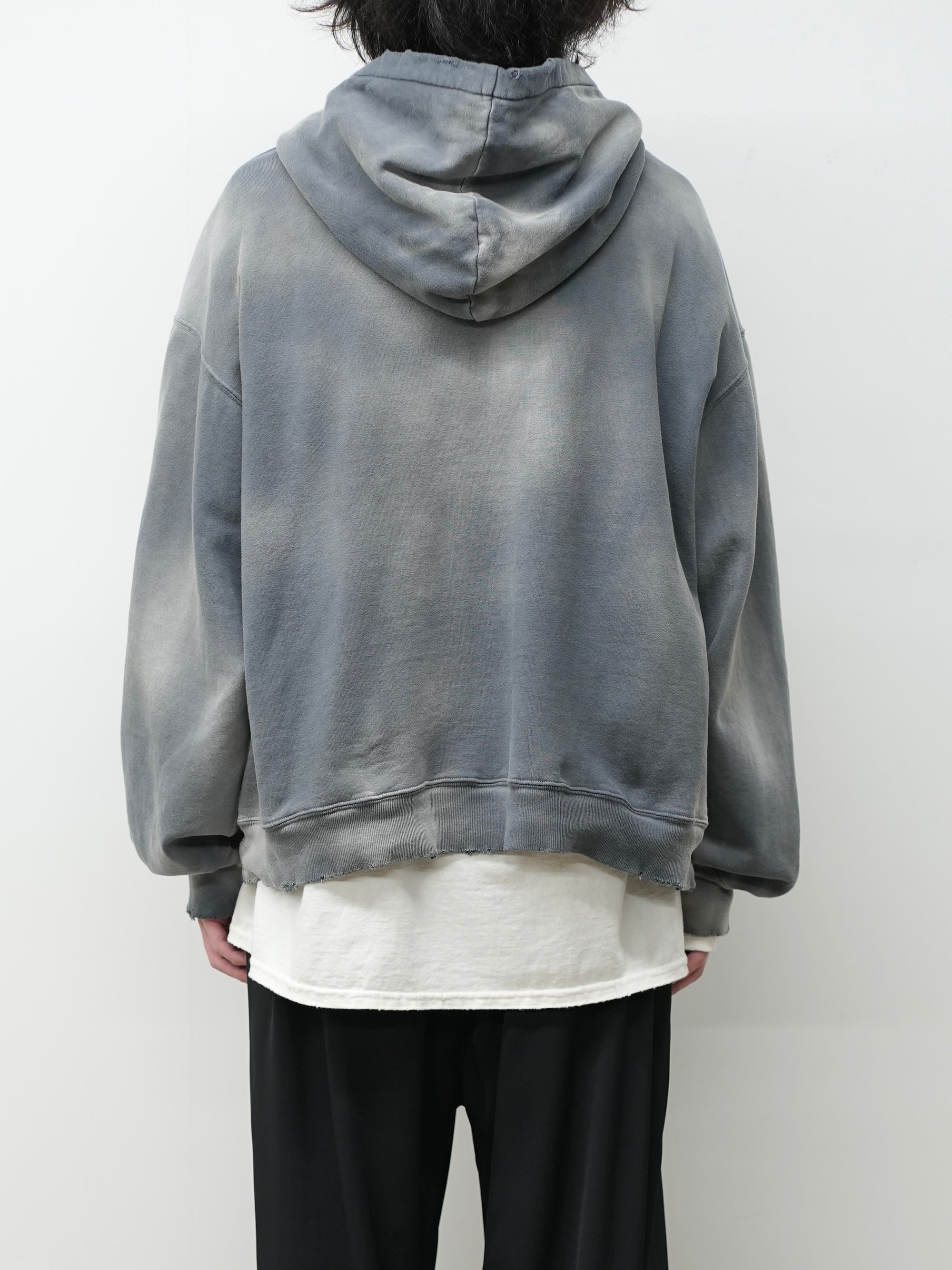 LIGHT LOOP ZIP HOODIE(GRAY)