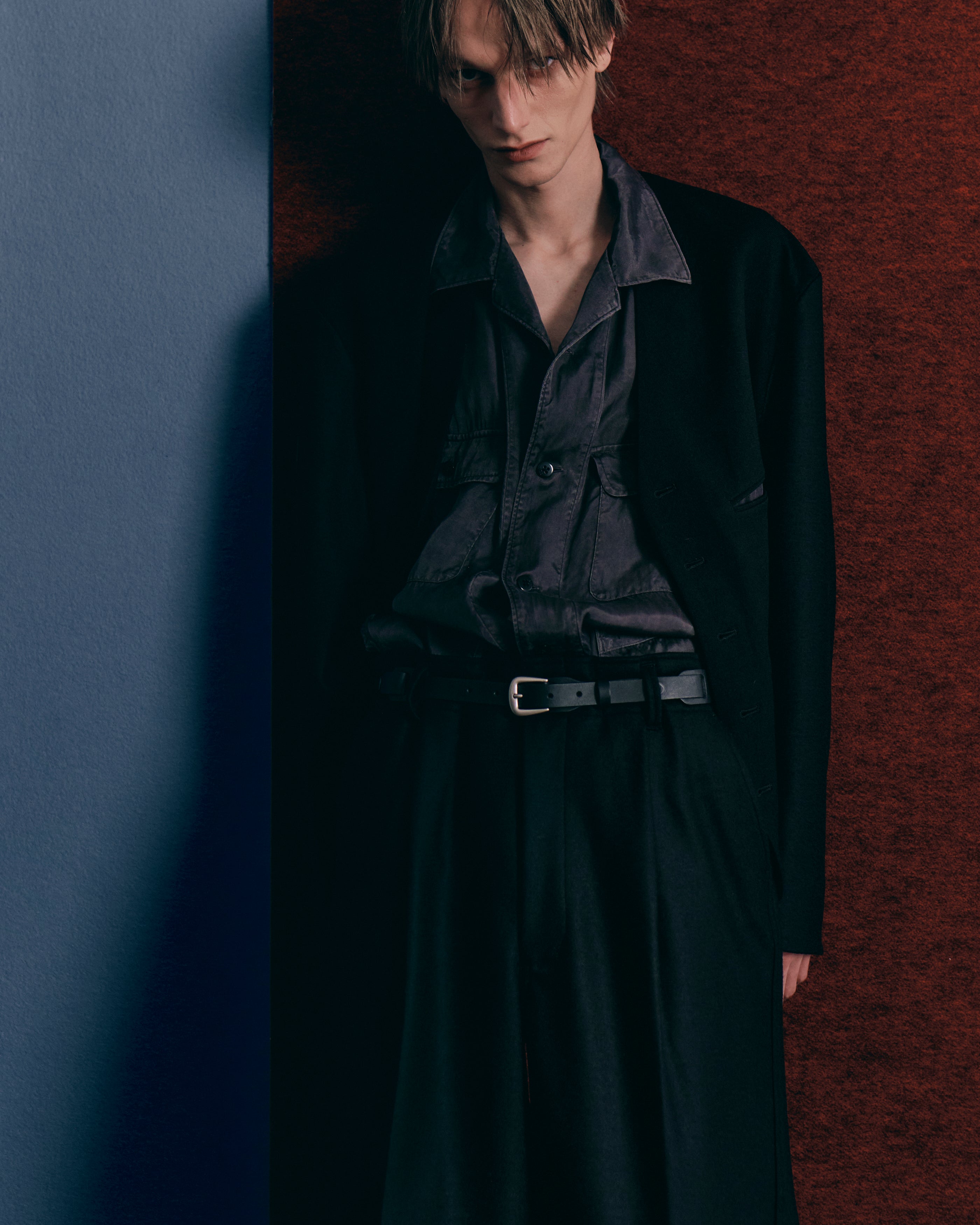 PIGMENT CUPRO OPEN COLLAR SHIRTS