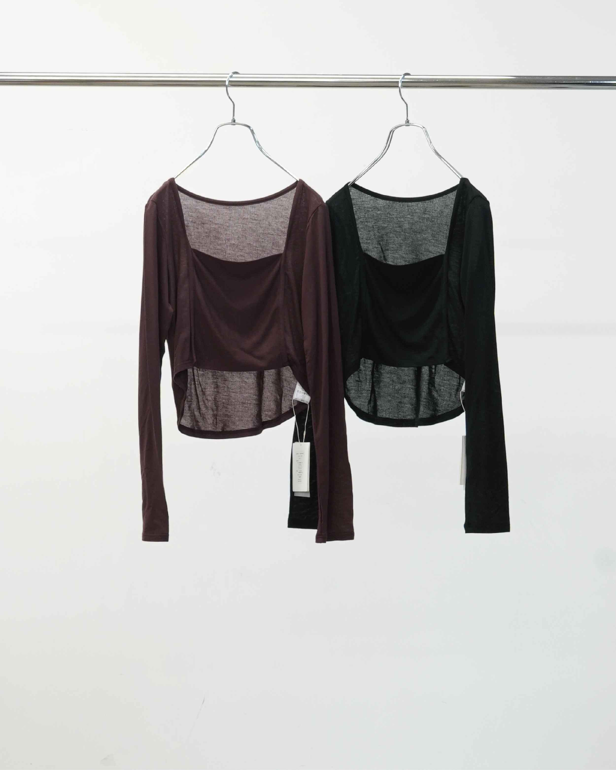 BANDEAU FRONT-BACK SMOOTH JERSEY TOP