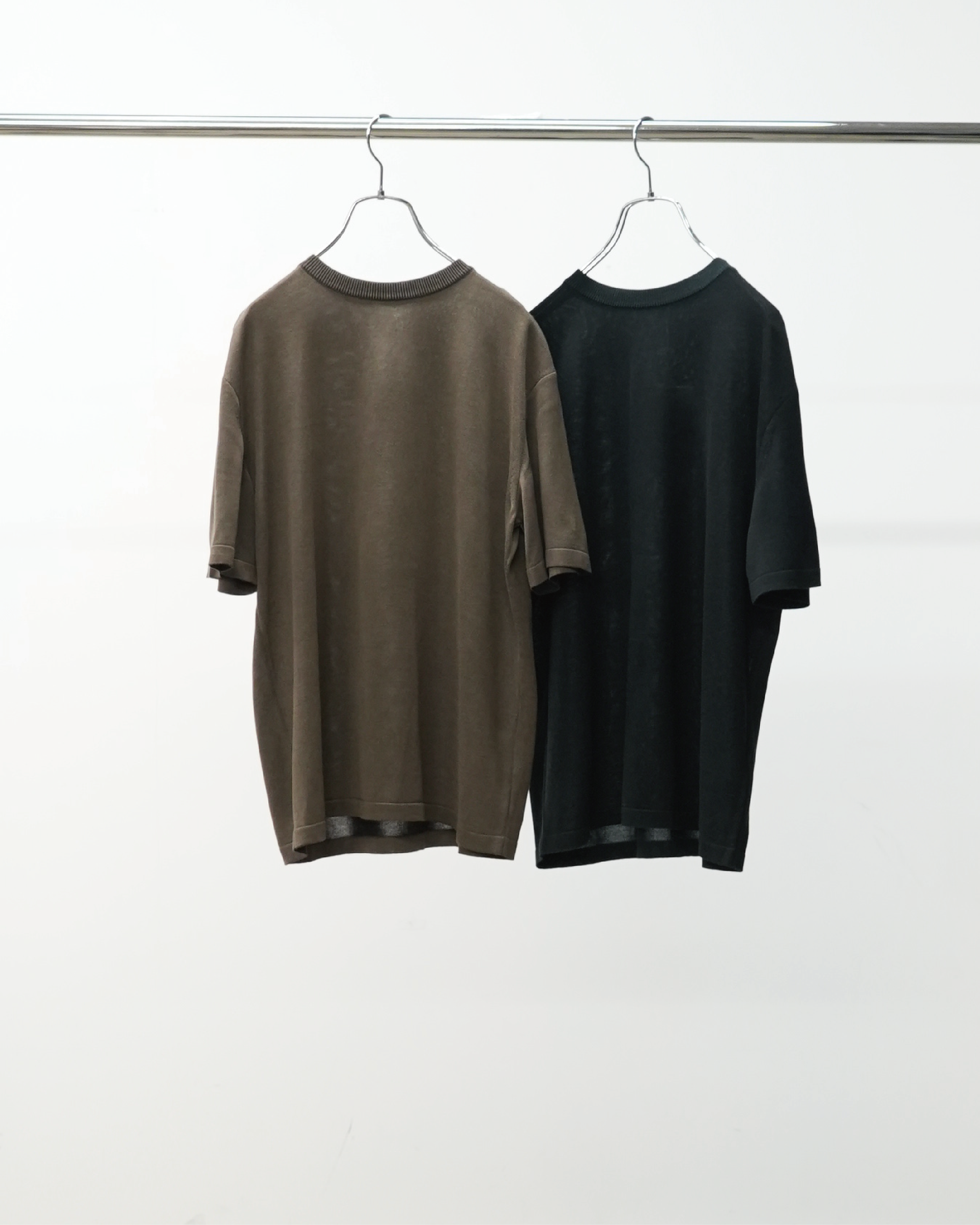 SMOOTH TENCEL WOOL KNIT TEE