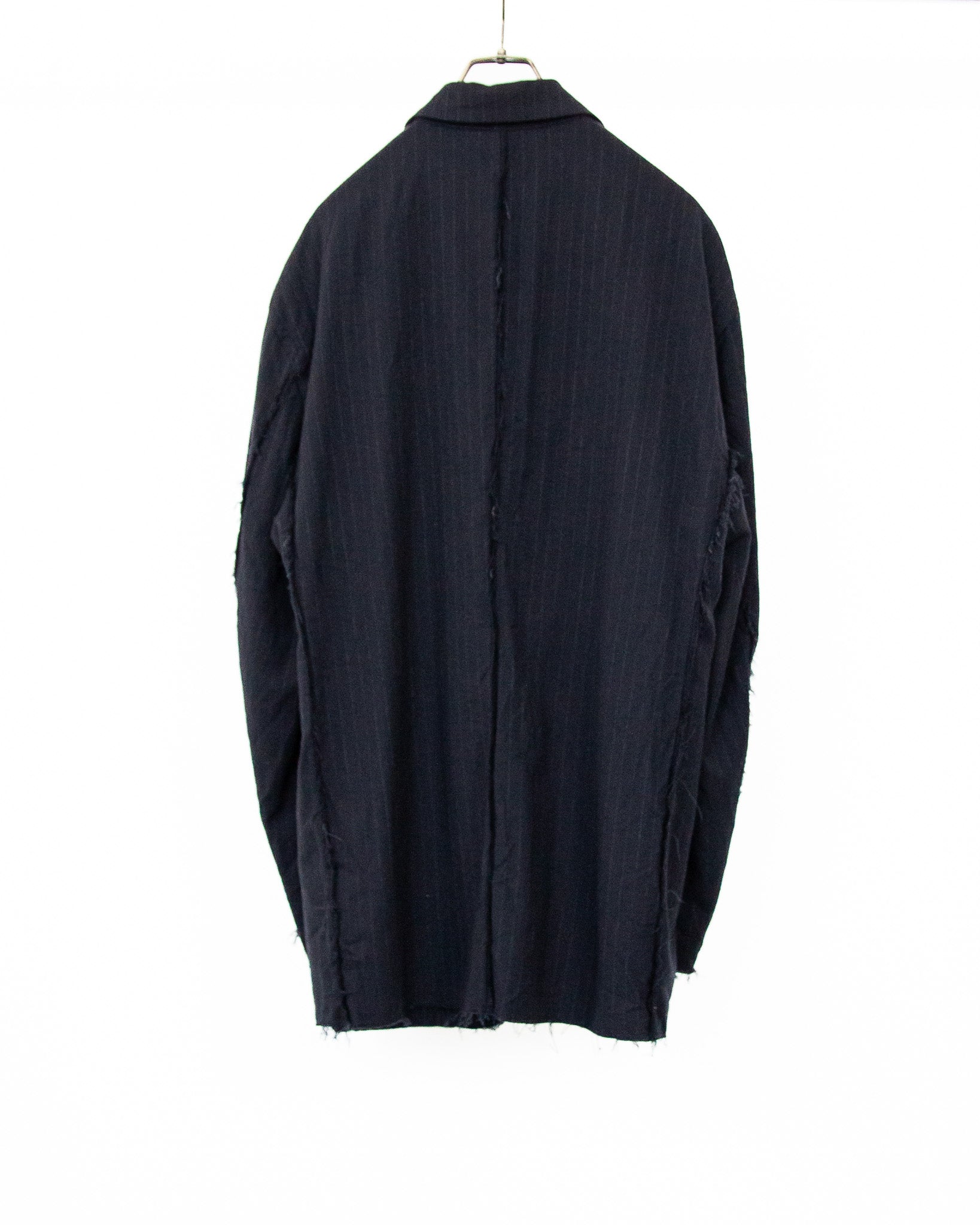 FLANNEL STRIPE BROKEN JACKET