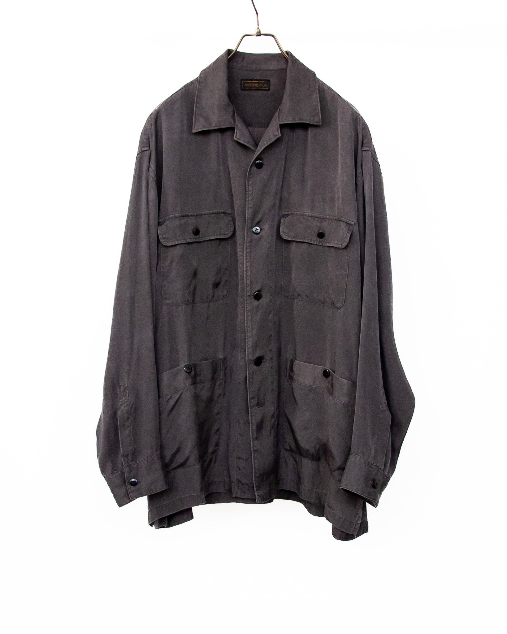 PIGMENT CUPRO OPEN COLLAR SHIRTS