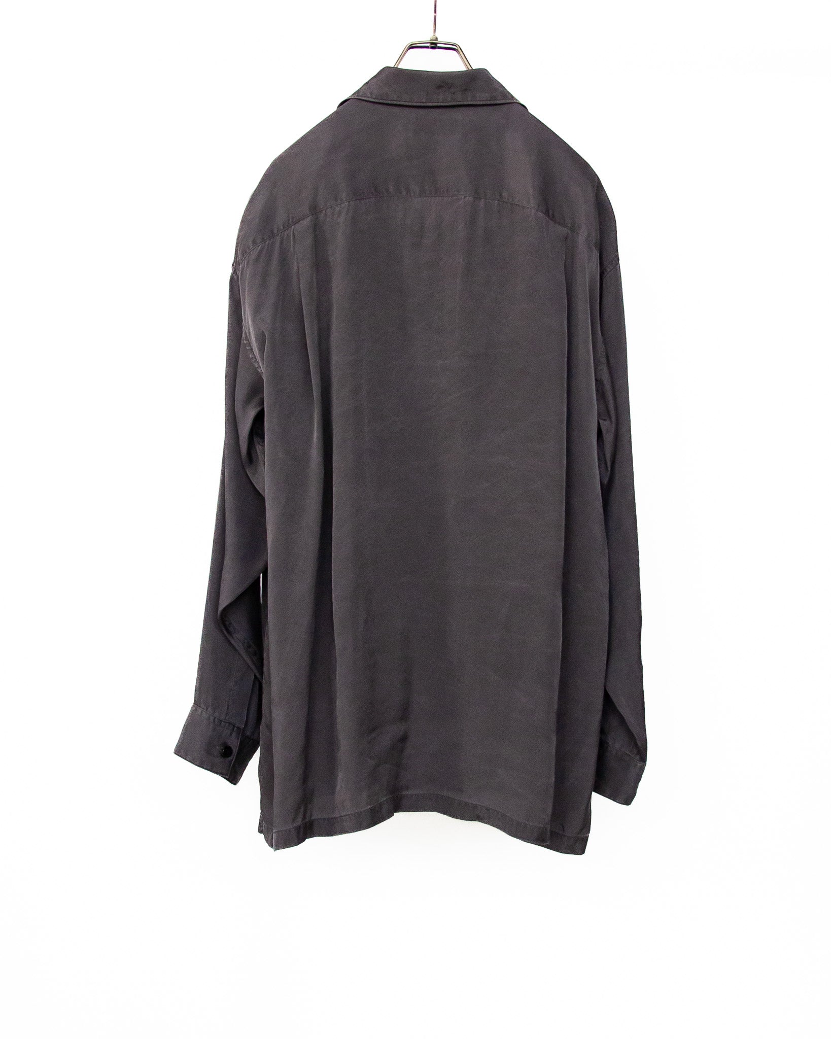 PIGMENT CUPRO OPEN COLLAR SHIRTS