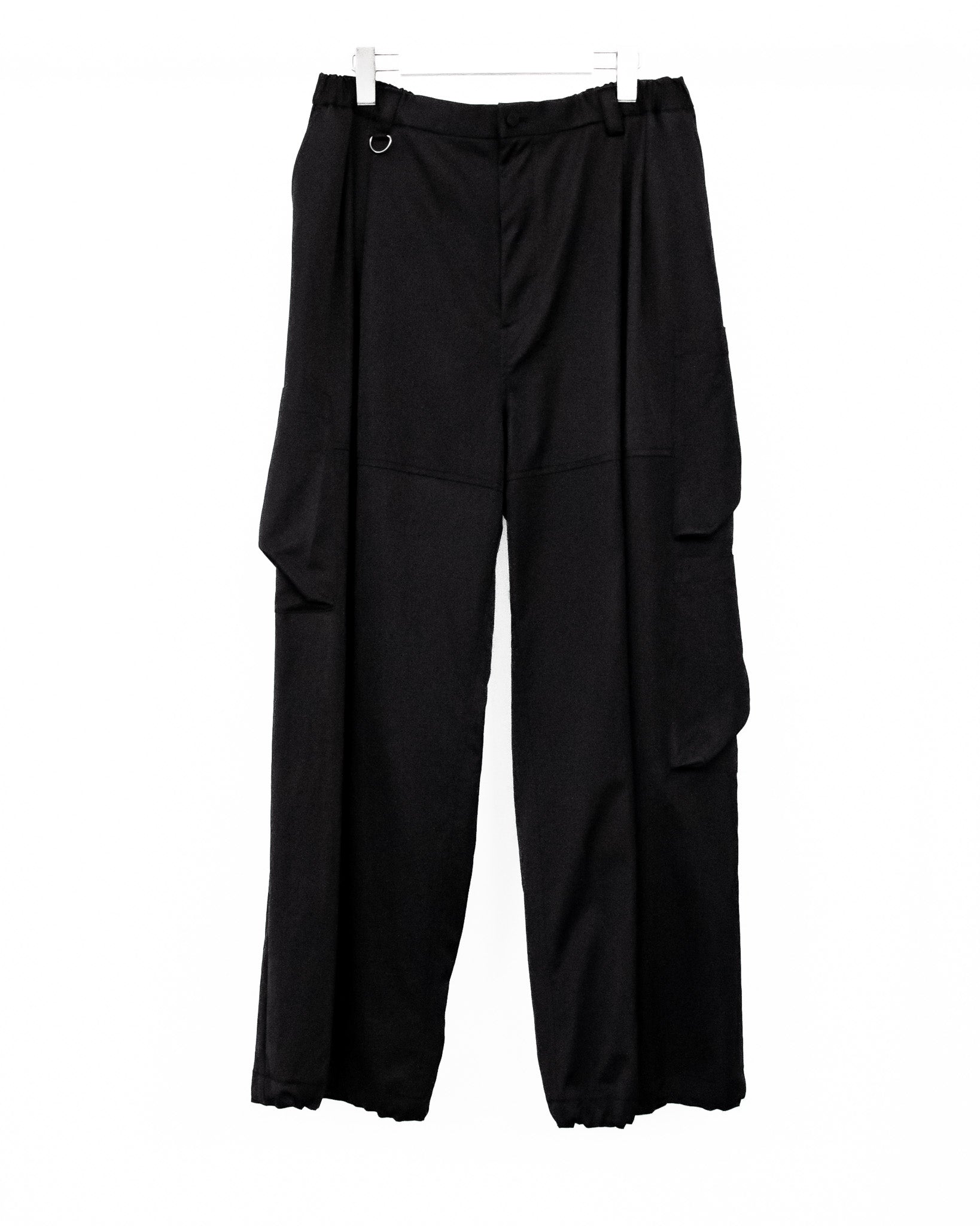 SATIN MILITARY EASY PANTS