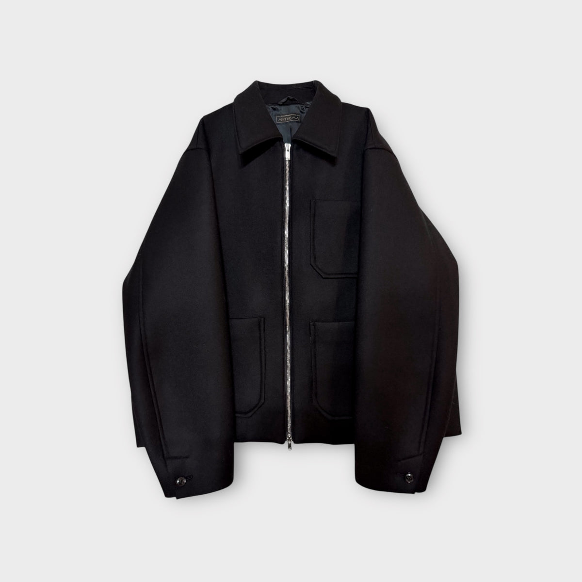 WOOL BONDING ZIP JACKET