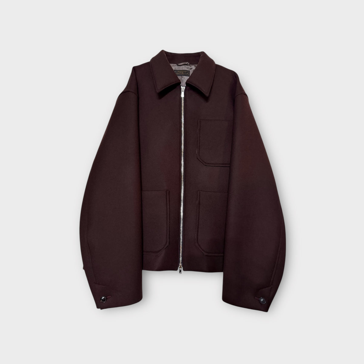 WOOL BONDING ZIP JACKET