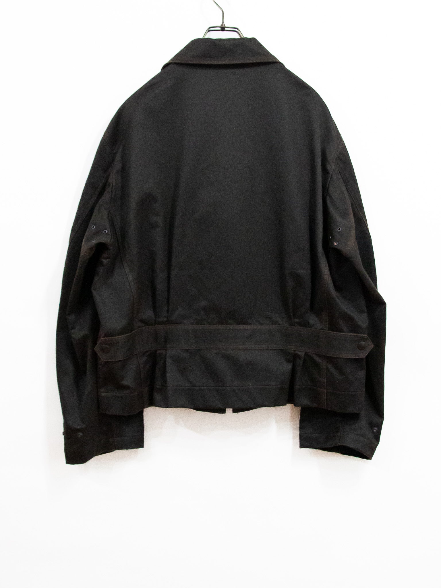 WAXCOATING MILITARY SHORT BLOUSON