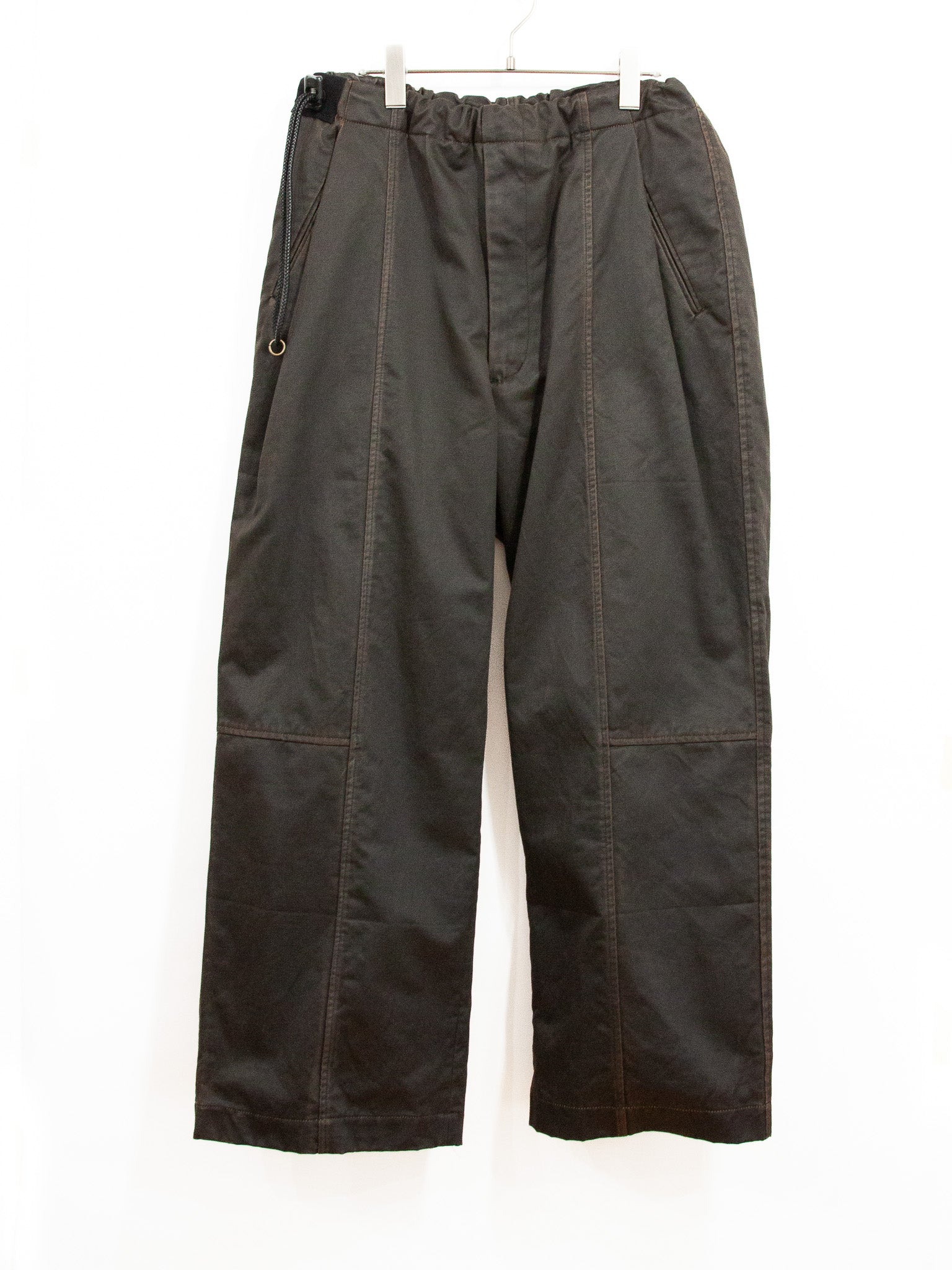 WAX COATING NO-BRAINER PANTS