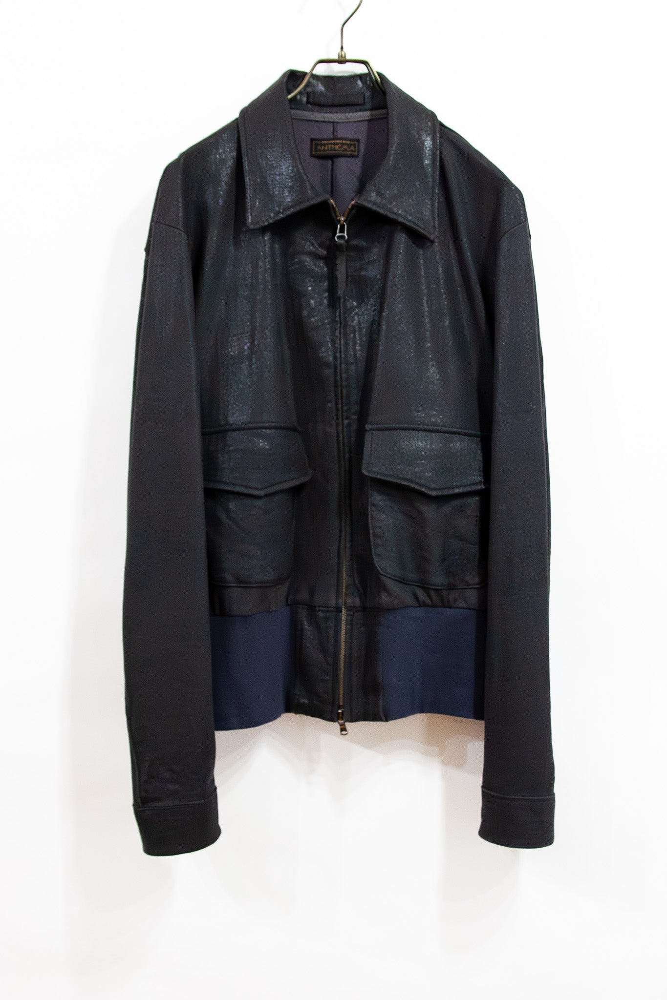 CRACK TERRY BLOUSON(BLUE GRAY)