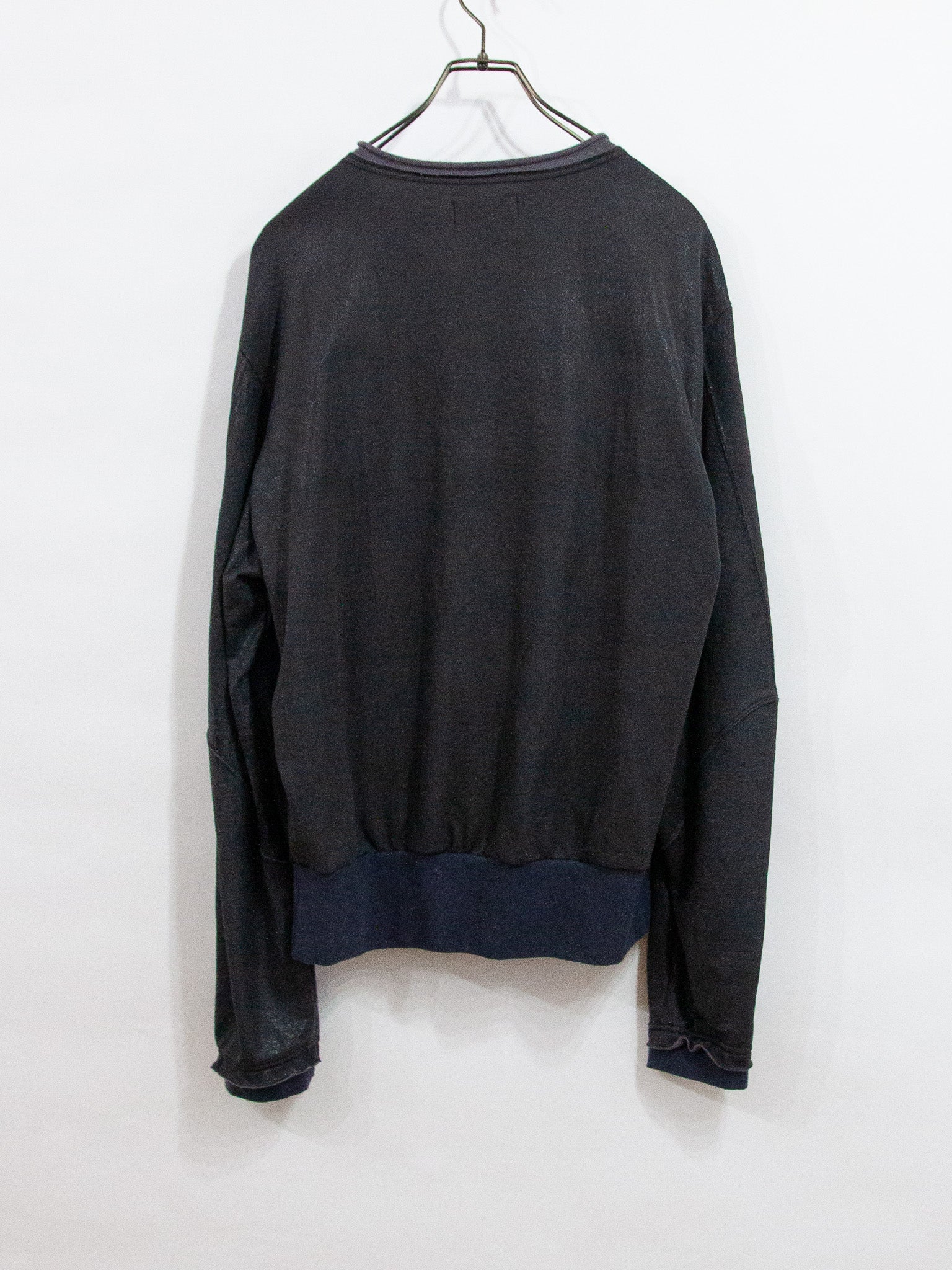 CRACK TERRY PULLOVER SWEAT