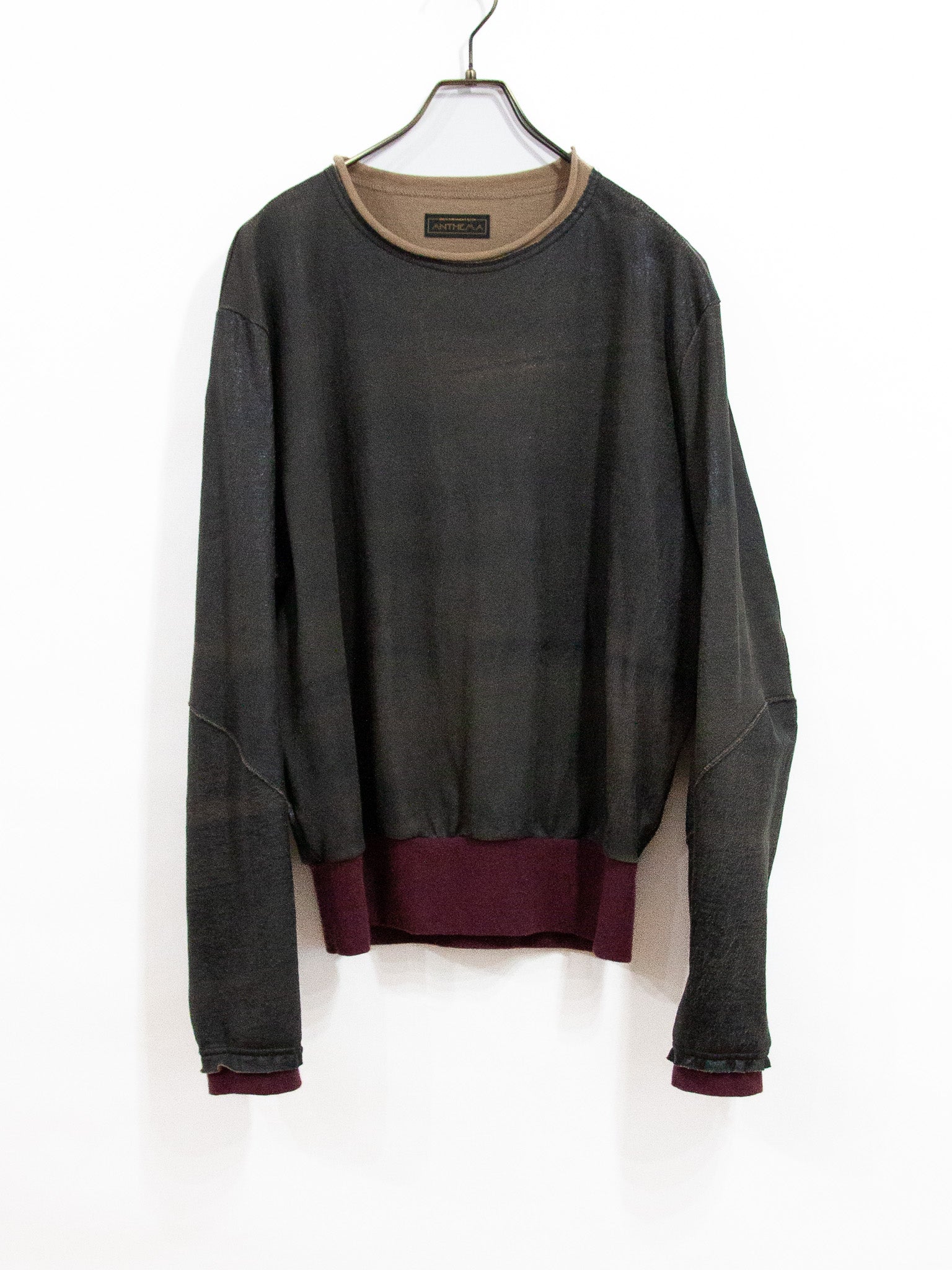 CRACK TERRY PULLOVER SWEAT