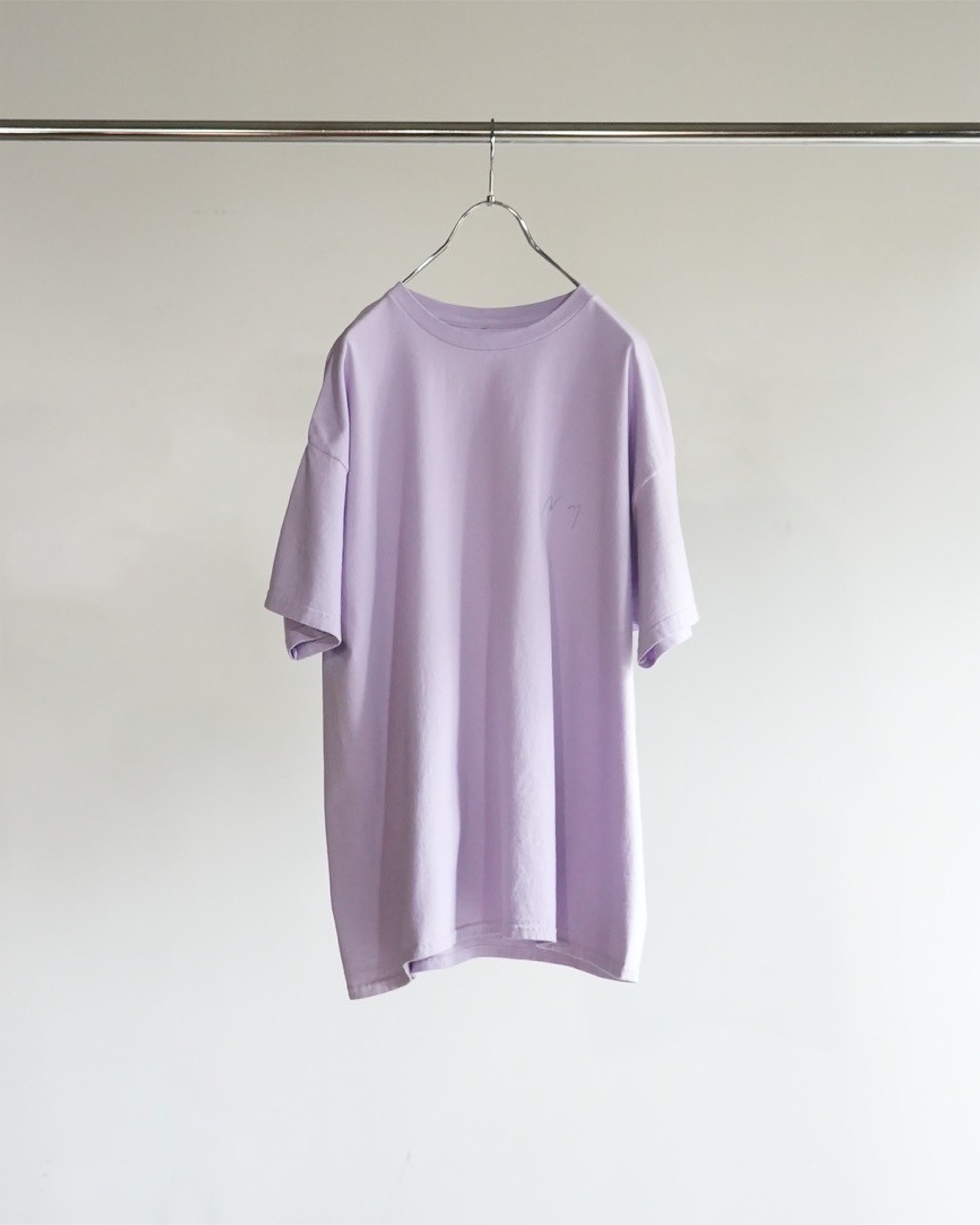 【ANCELLM/exclusive】EMB SOUVENIR T-SHIRT(PURPLE)