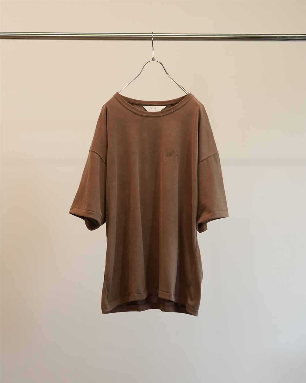 UNEVENNESS T-SHIRT(BROWN)