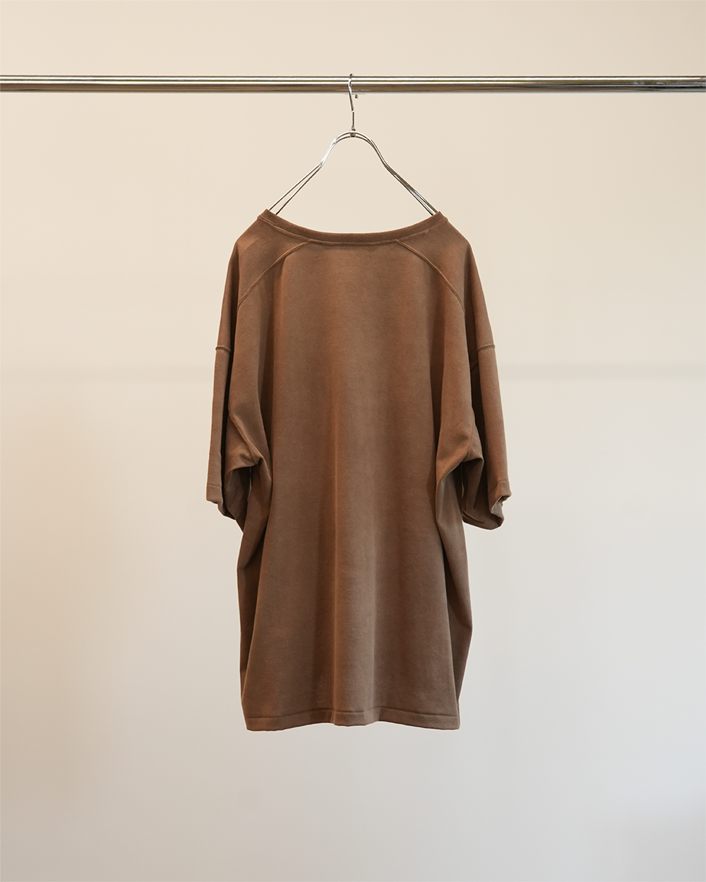 UNEVENNESS T-SHIRT(BROWN)