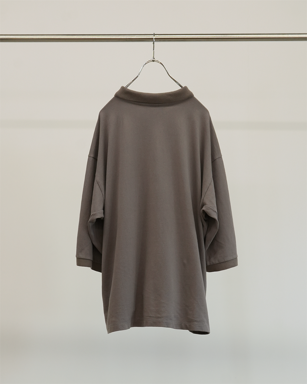 S/S POLO SHIRT(GRAY)
