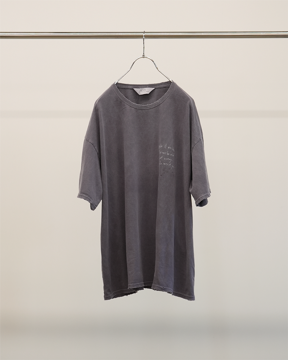 MESSAGE T-SHIRT(PURPLE)