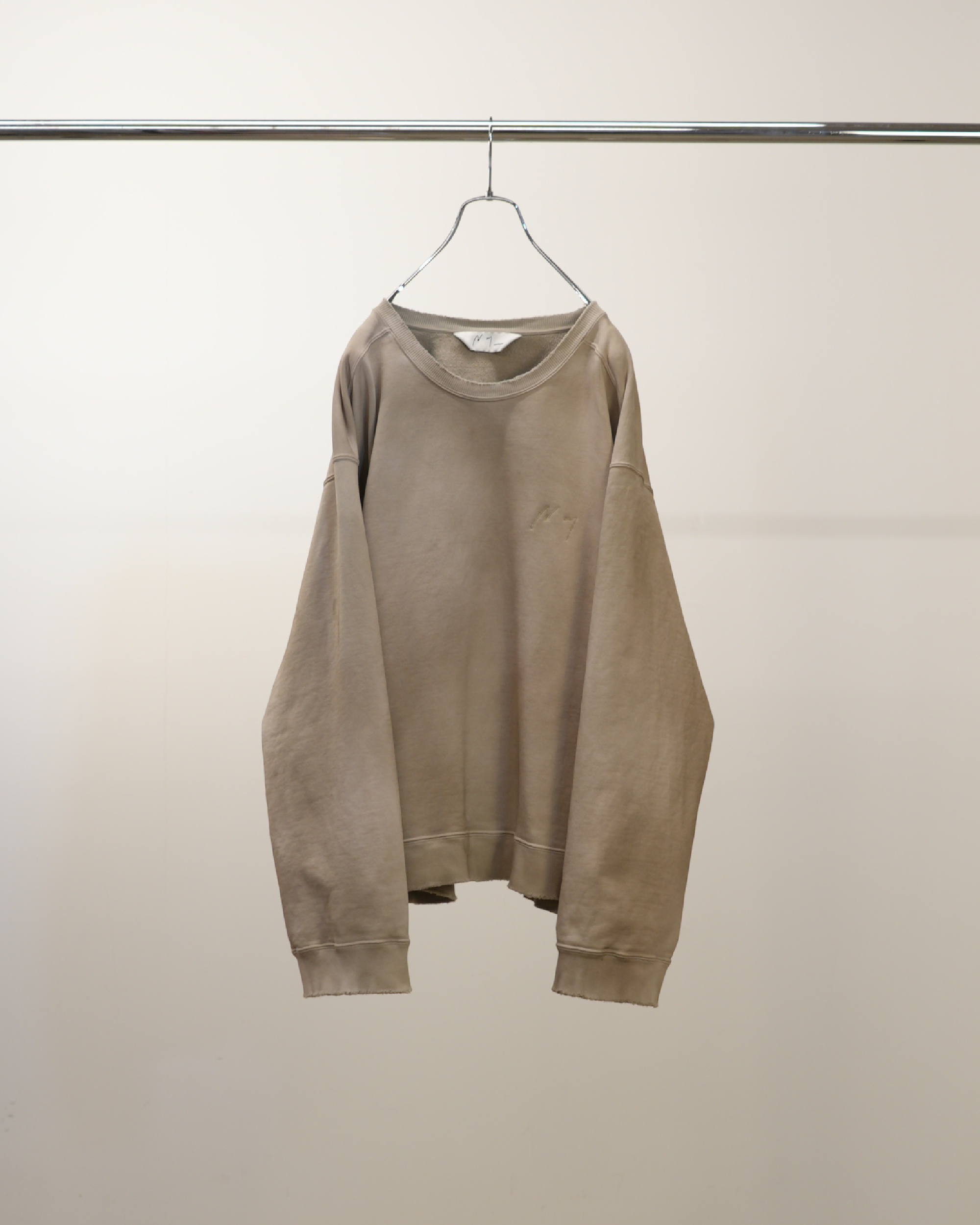 acchi-knit【天候で遅延あり】さま　専用 UNEVENNESS SWEAT SHIRT(SAND)