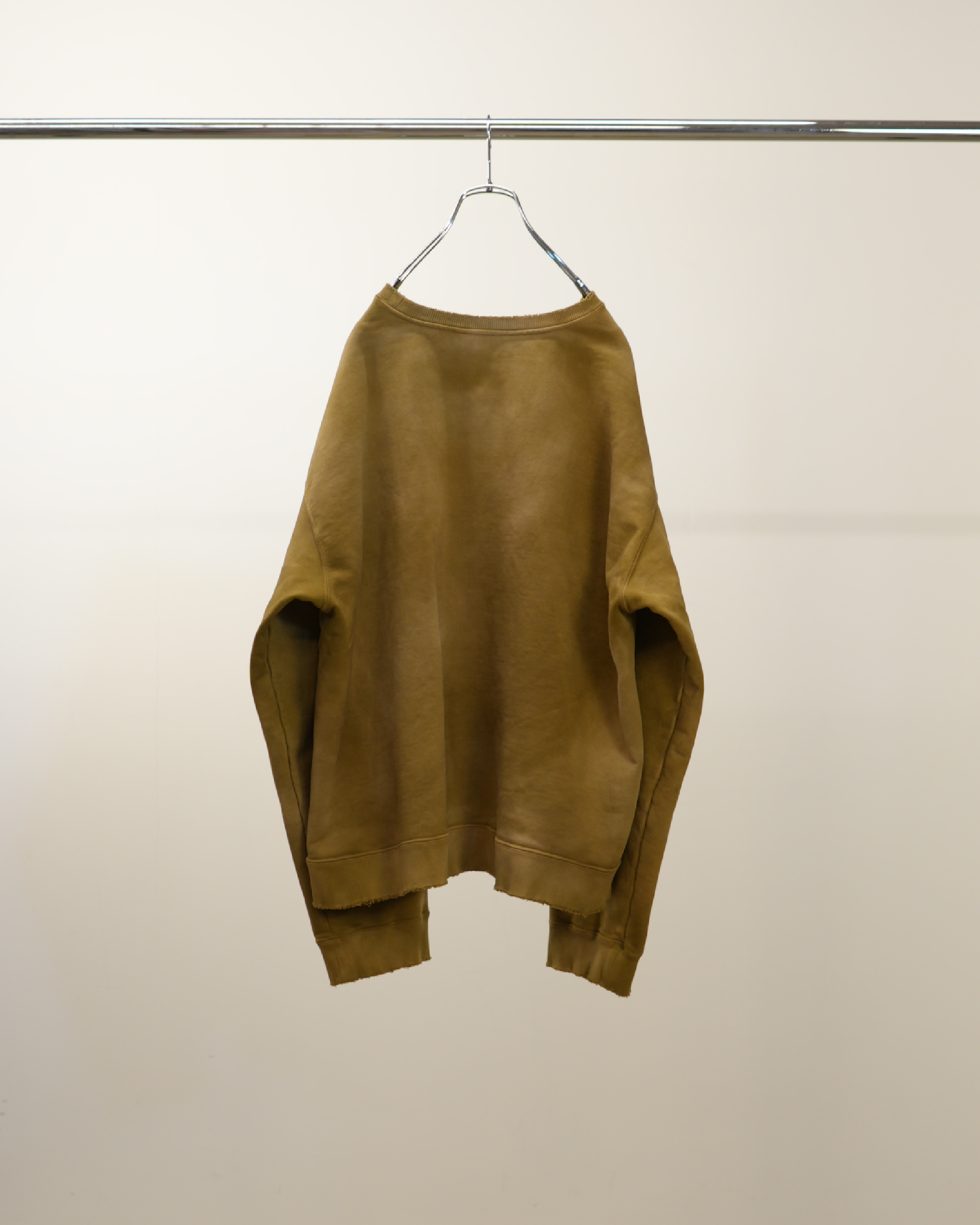UNEVENNESS SWEAT SHIRT(MOSS)