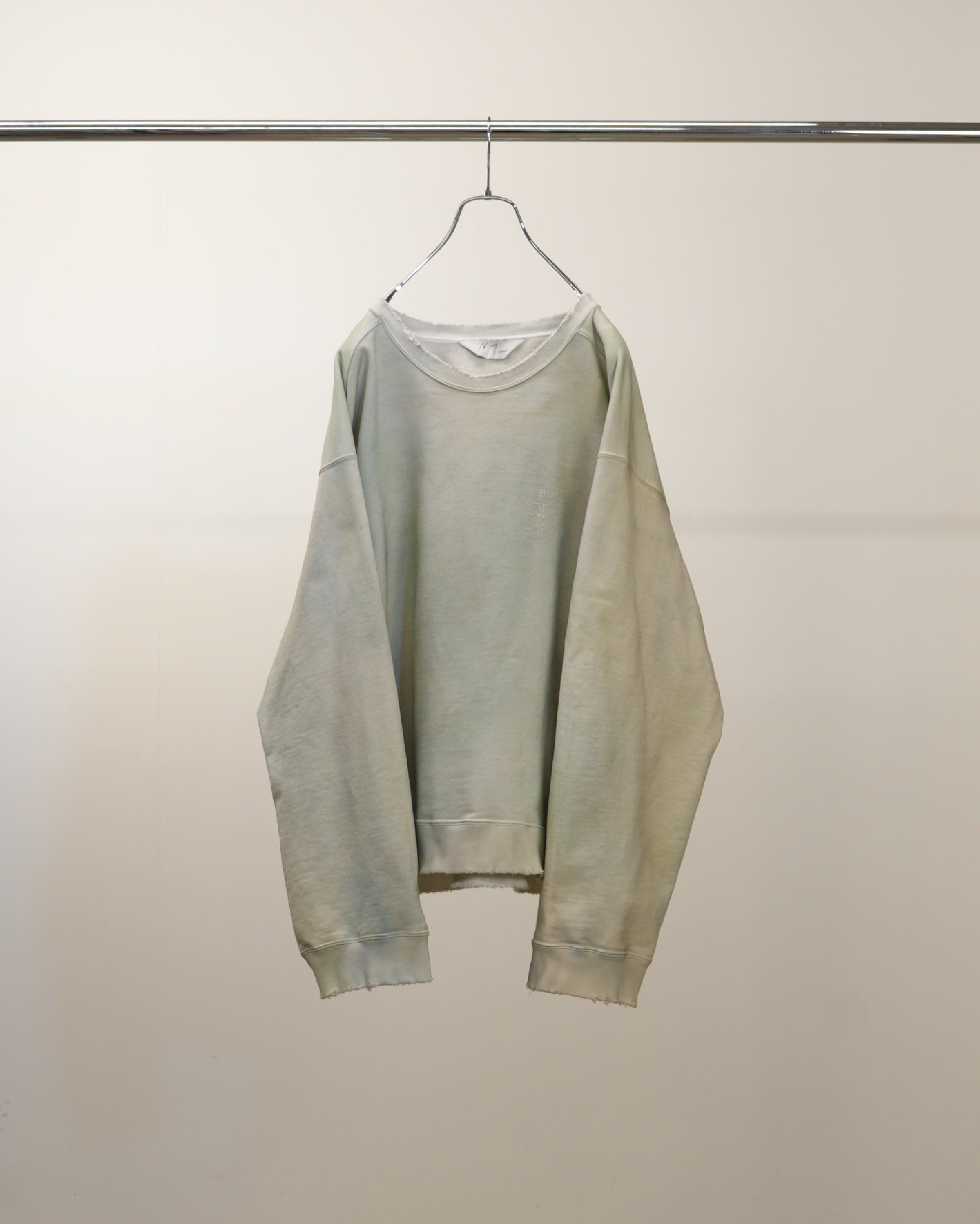 ANCELLM BRIDGE SWEAT SHIRT LAKE サイズ1 BRIDGE SWEAT SHIRT(LAKE)