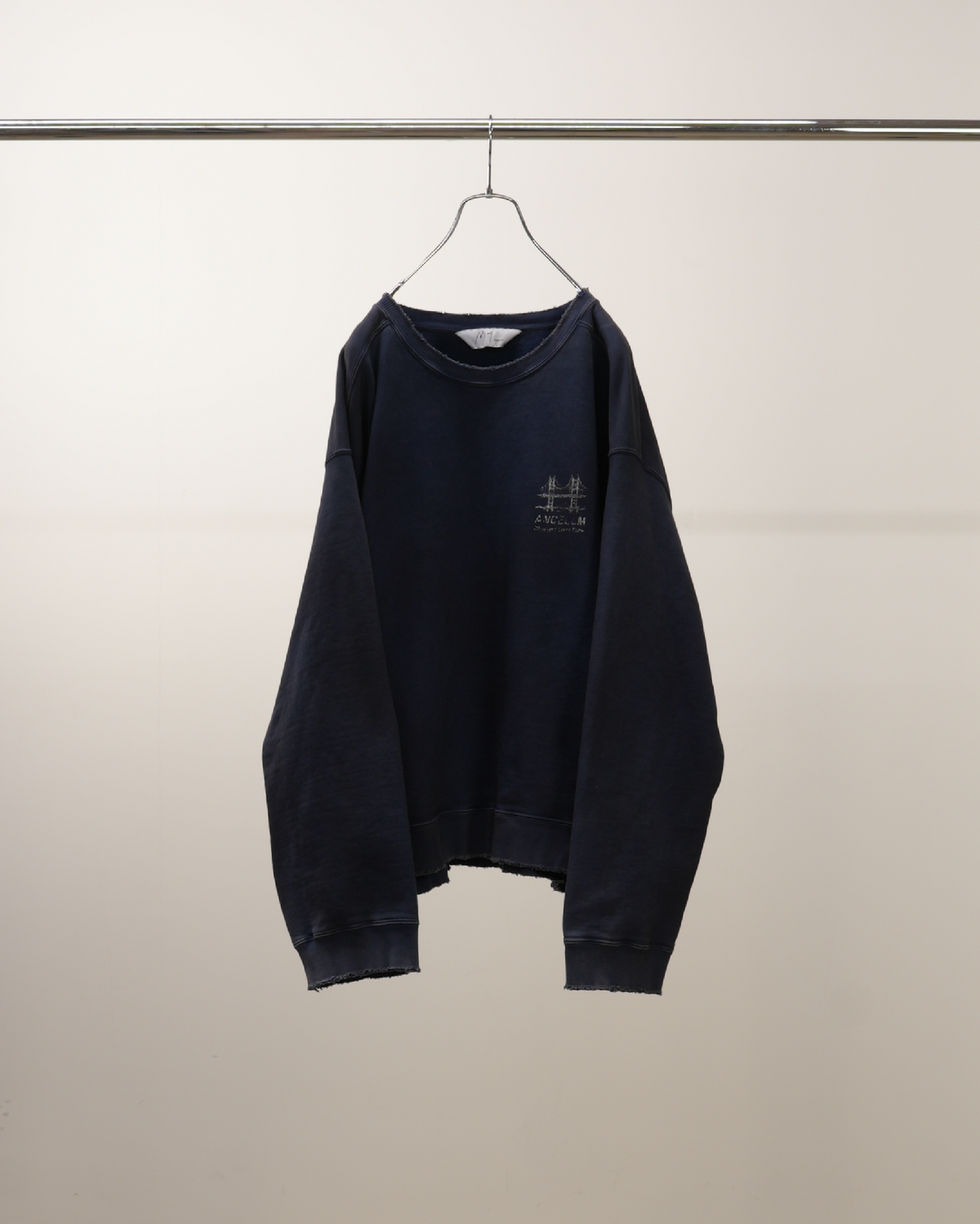 BRIDGE SWEAT SHIRT(NAVY)