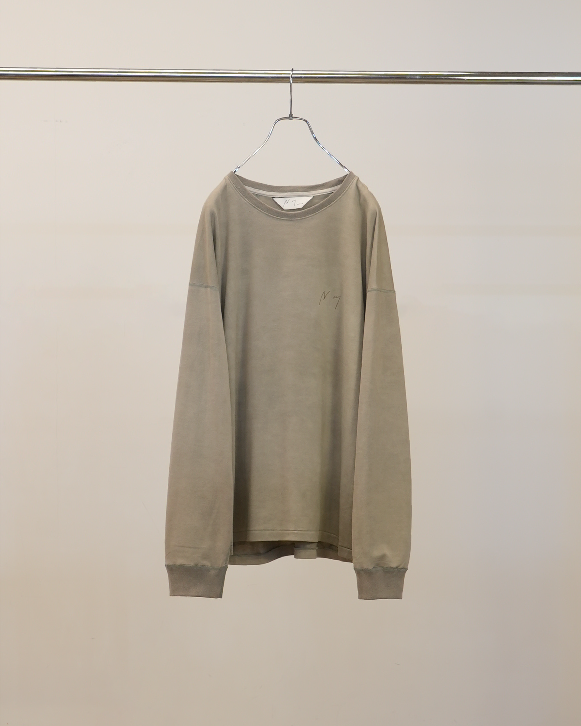 UNEVENNESS LS T-SHIRT(GRAY)