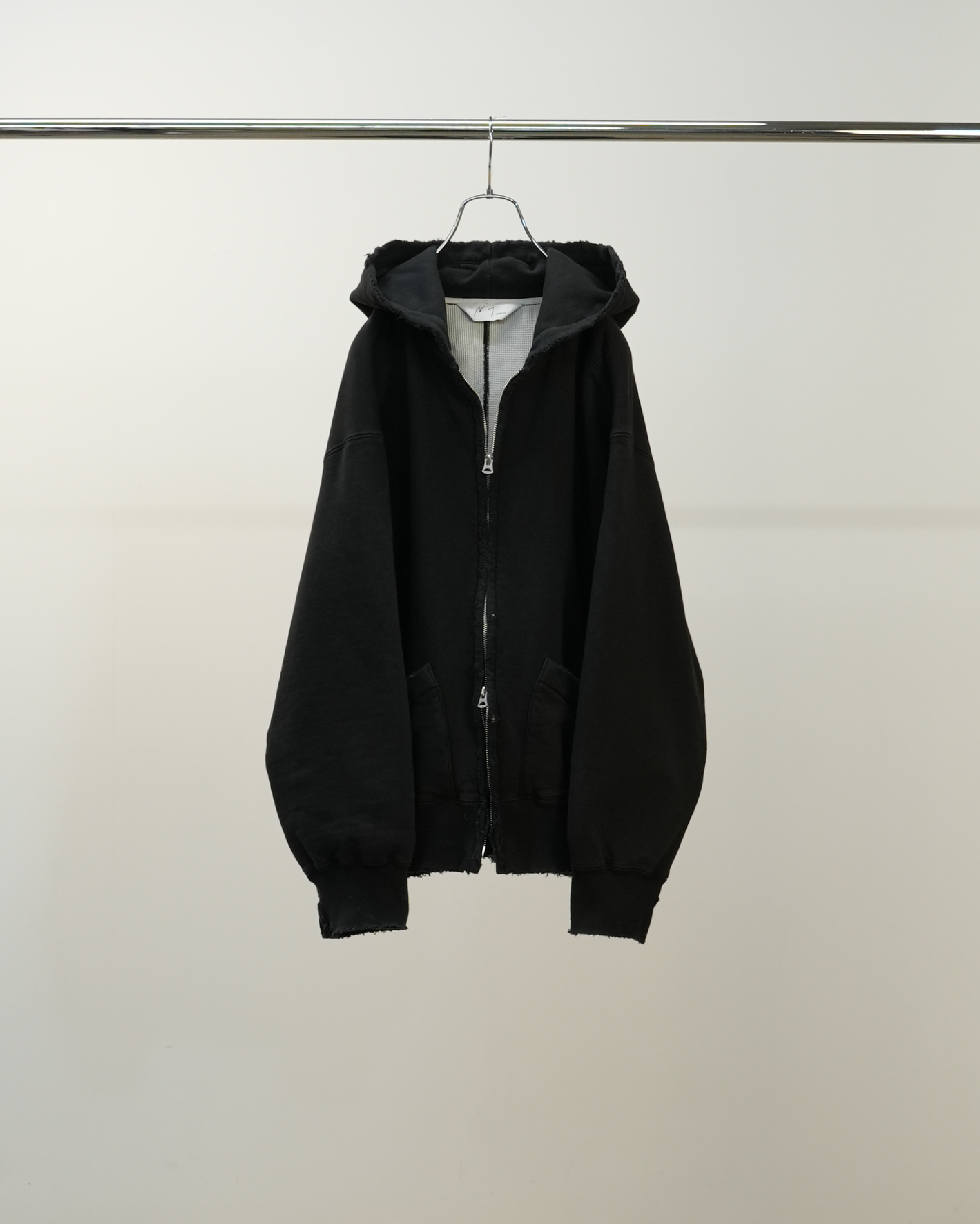 ZIP UP HOODIE(BLACK)
