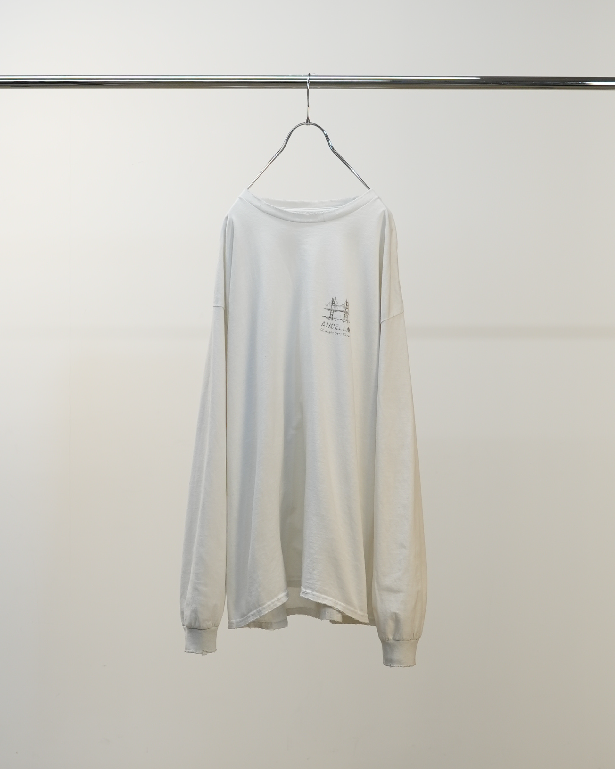 BRIDGE L/S T-SHIRT(WHITE)