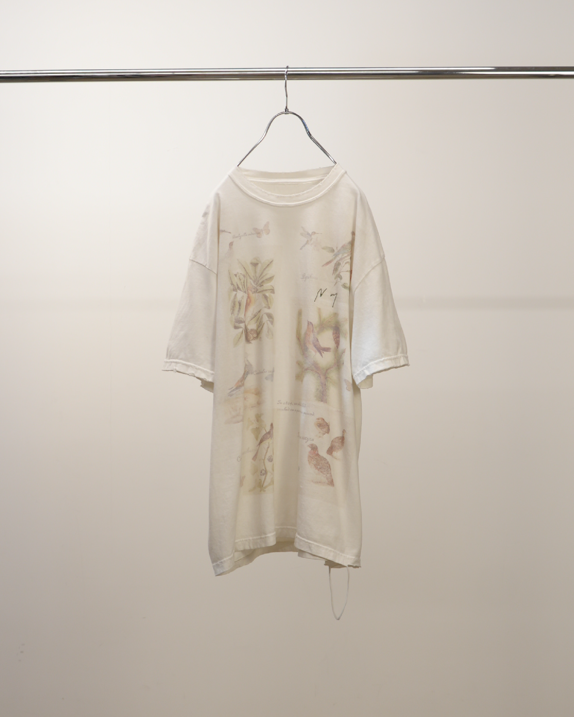 BIRD ENCYCLOPEDIA T-SHIRT(WHITE)