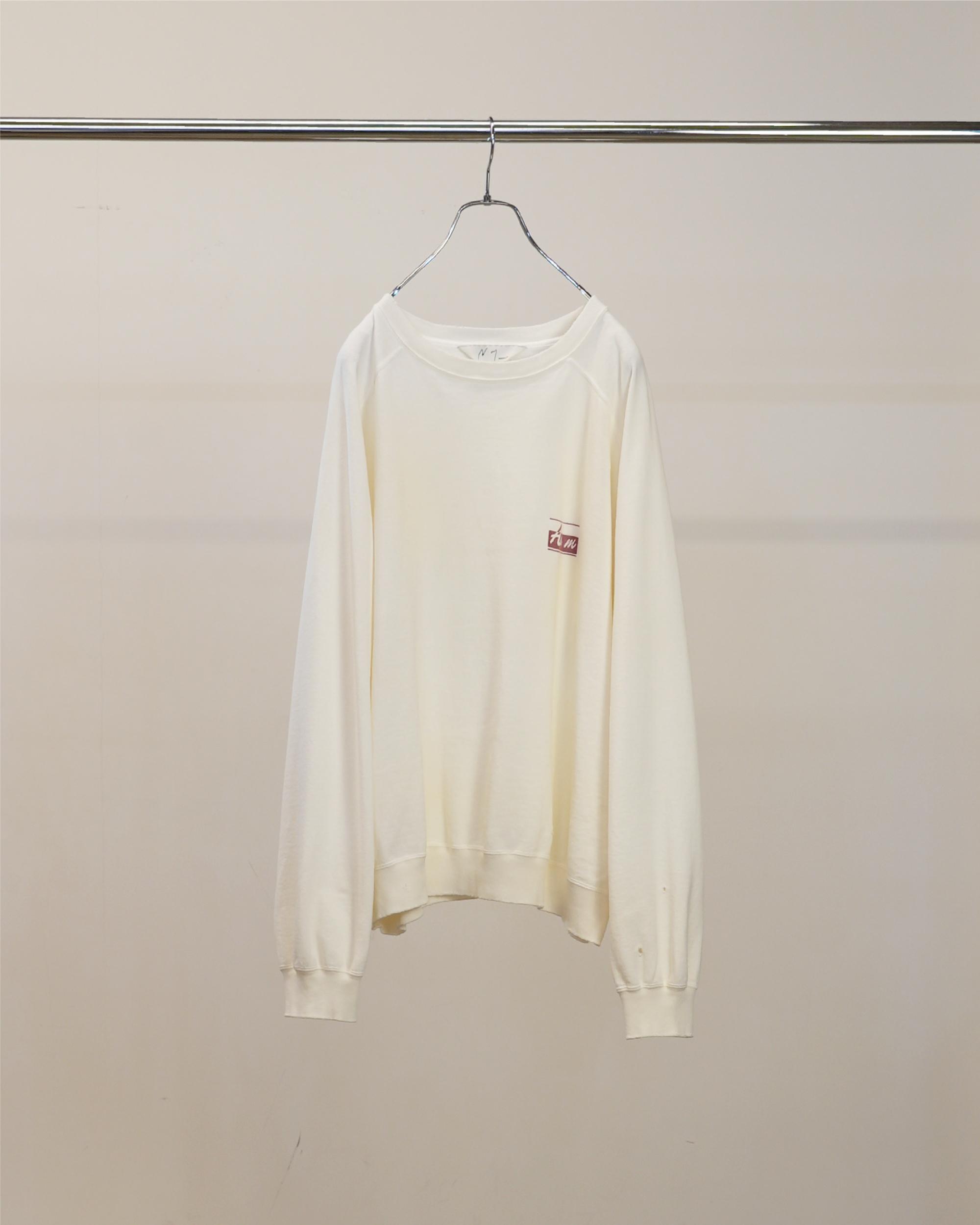 LIGHT LOOP SWEAT SHIRT(WHITE)
