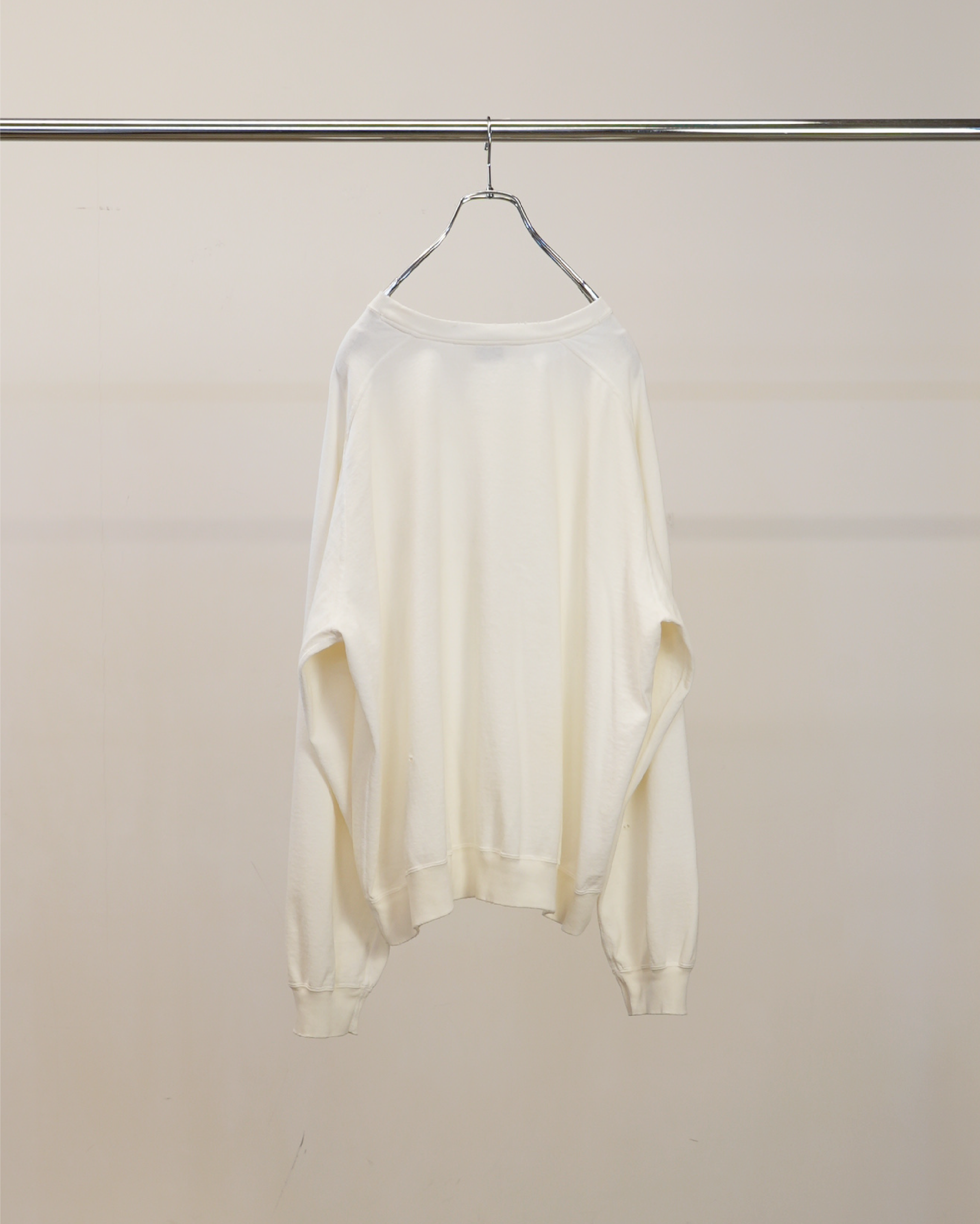 LIGHT LOOP SWEAT SHIRT(WHITE)