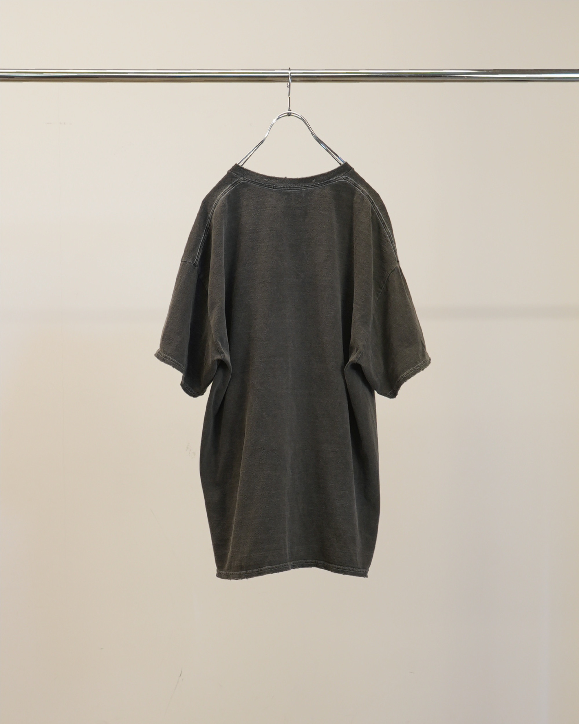 EMBROIDERY T-SHIRT(BLACK)